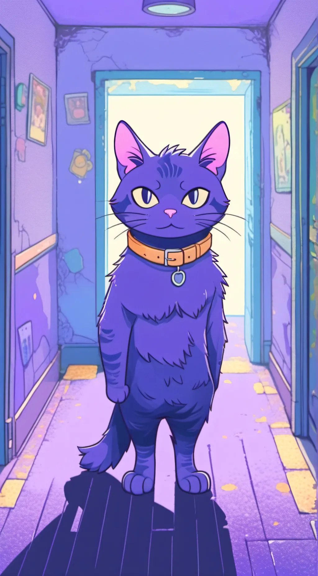 ai character: catnap background
