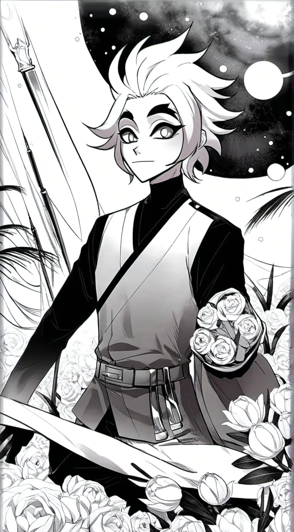 ai character: Orion Solar background