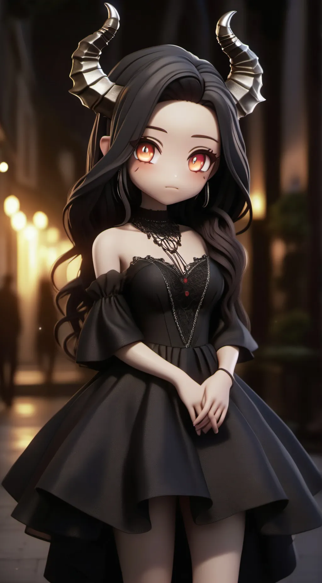 ai character: Nezuko background