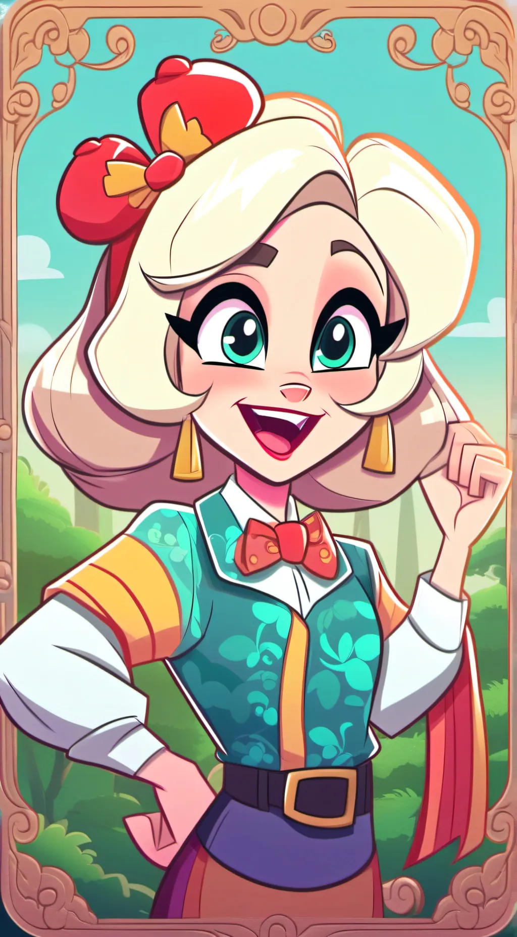 ai character: Hazbin hotel  background