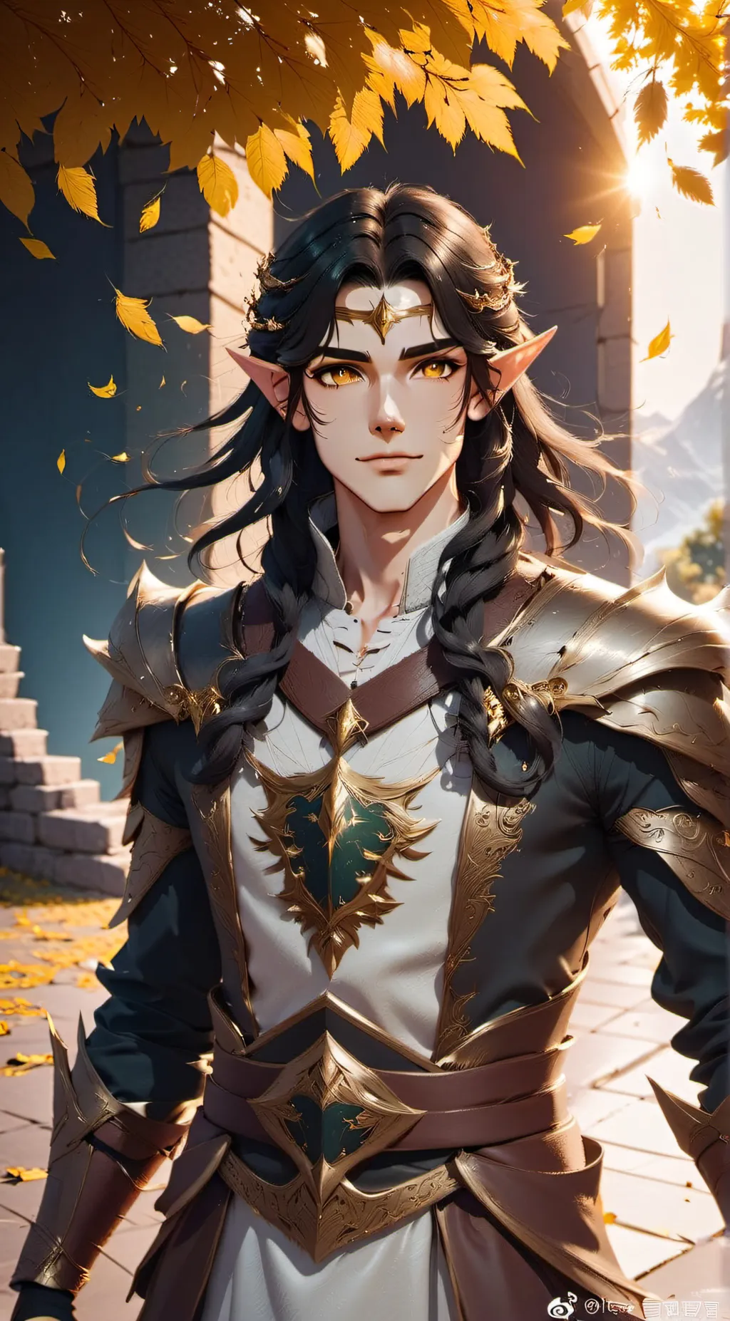 ai character: Nieven  background