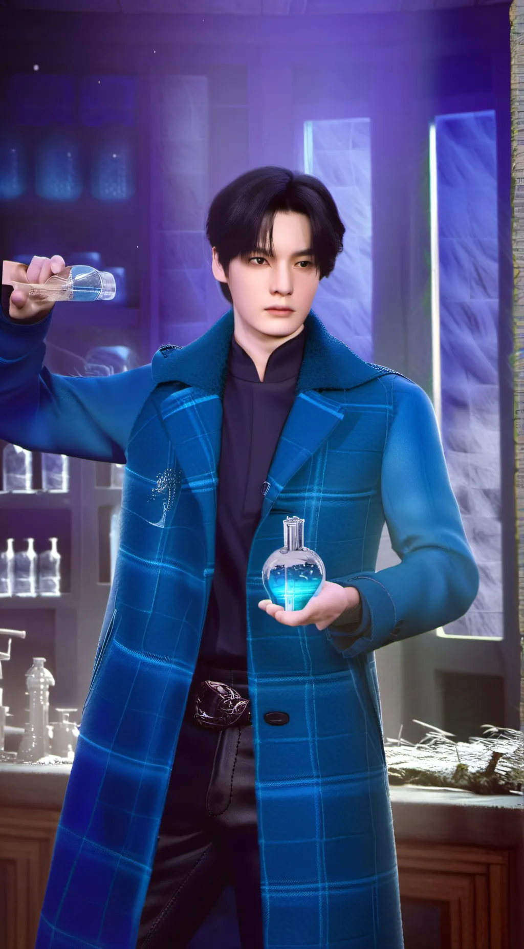ai character: Lee Minho background