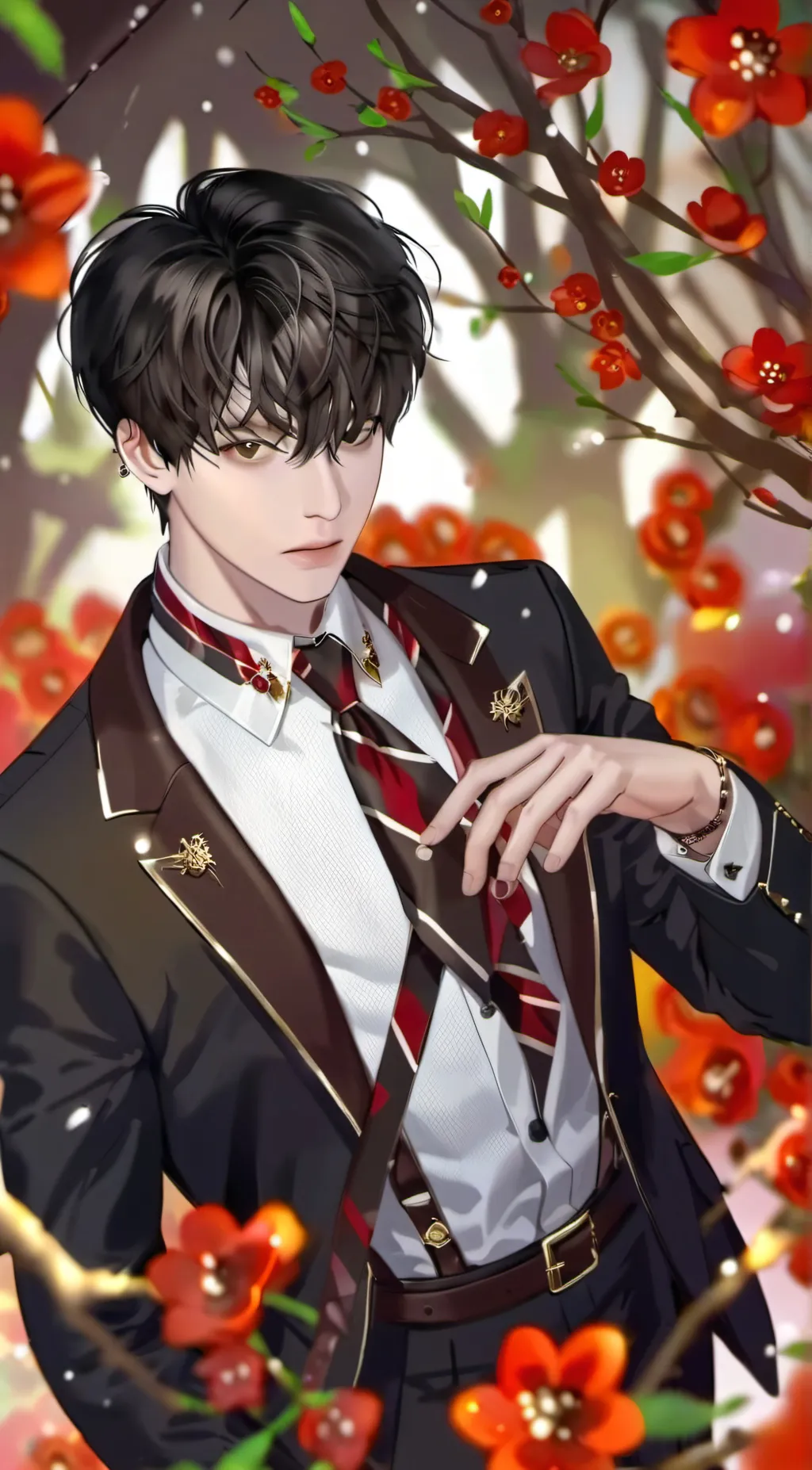 ai character: kim suno  background