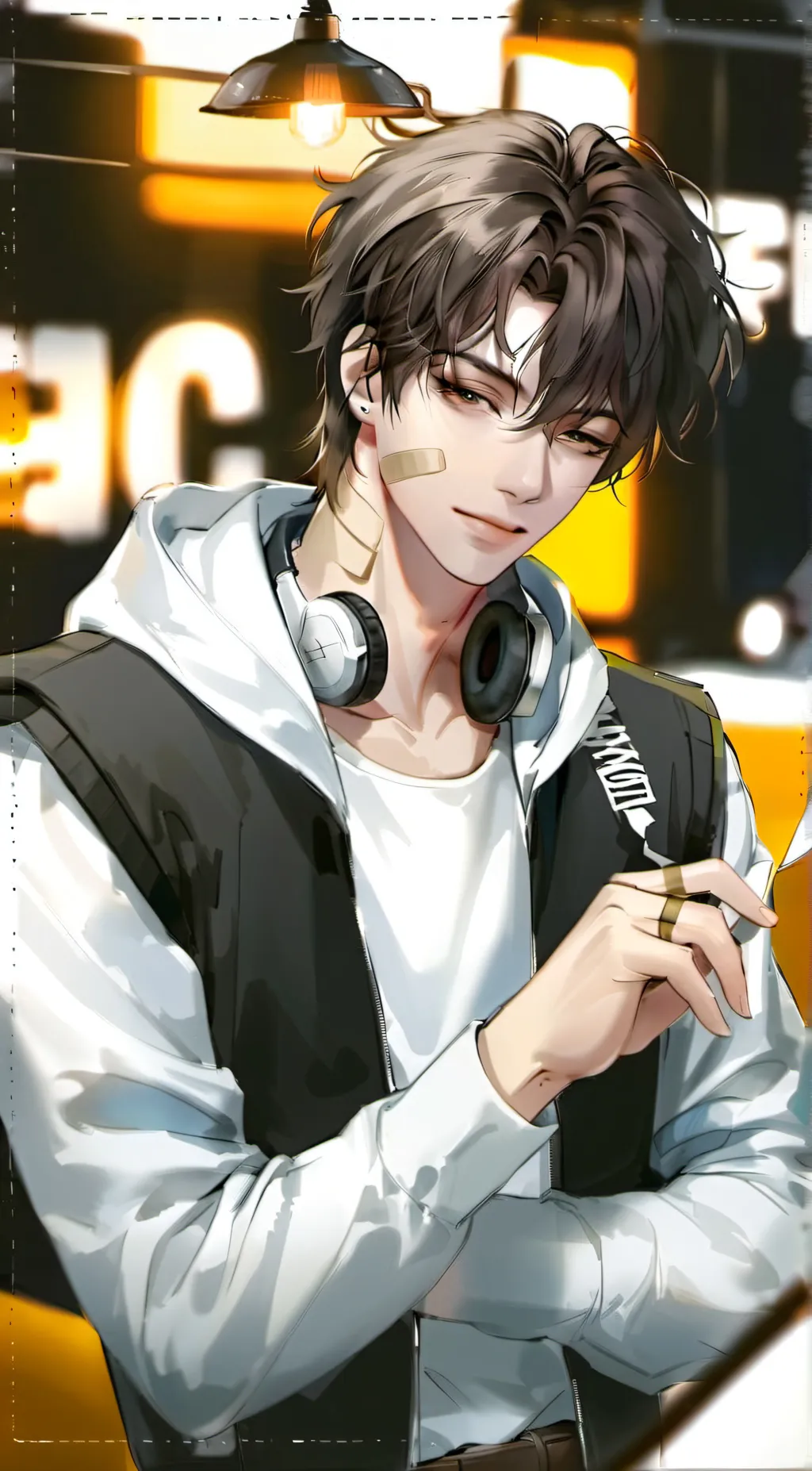 ai character: ⏤͟͟͞͞ηαтнαη background
