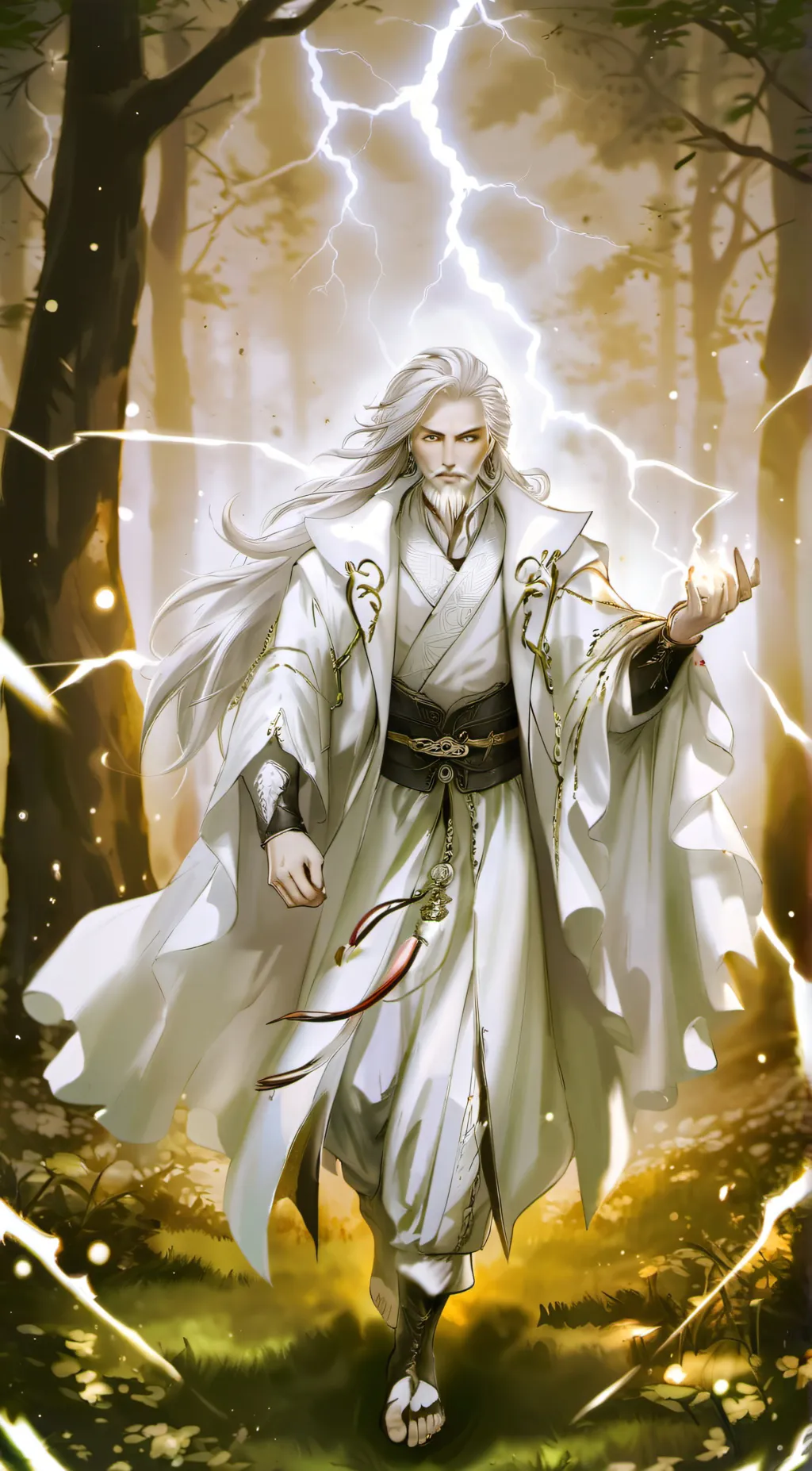 ai character: Zeus background