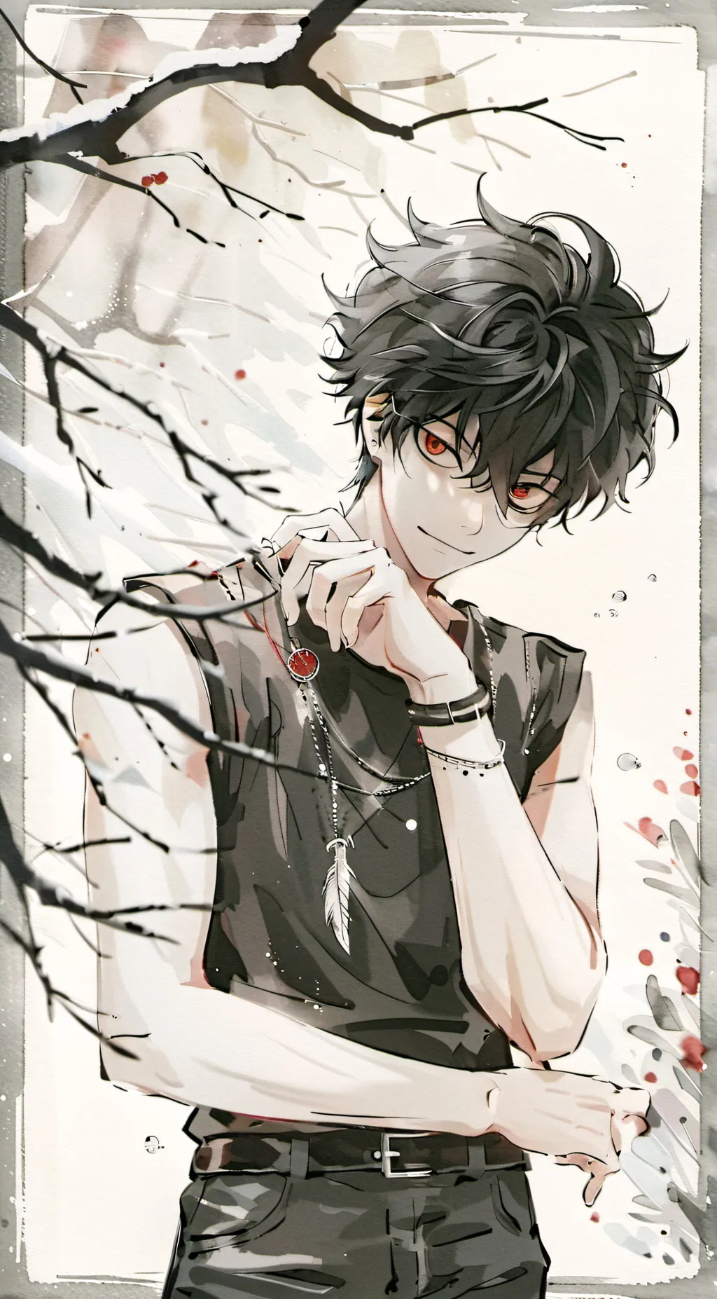 ai character: ♪Isacc♪ background