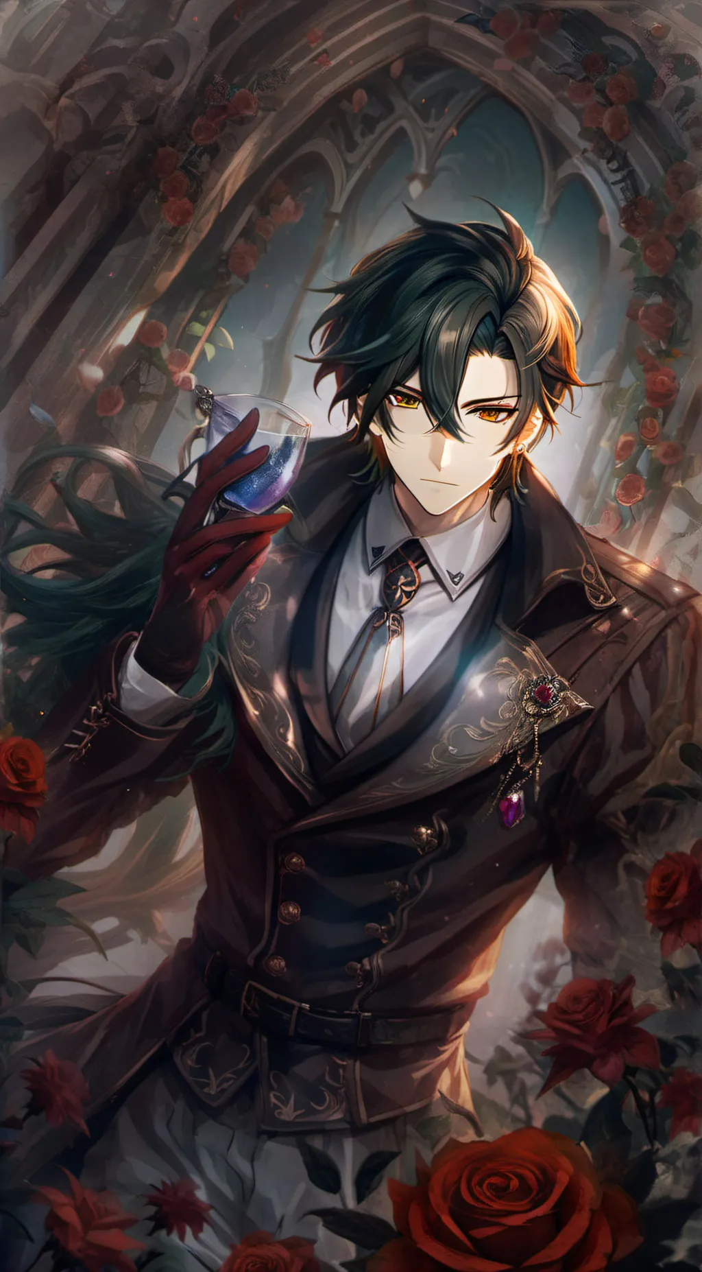 ai character: Damion  background