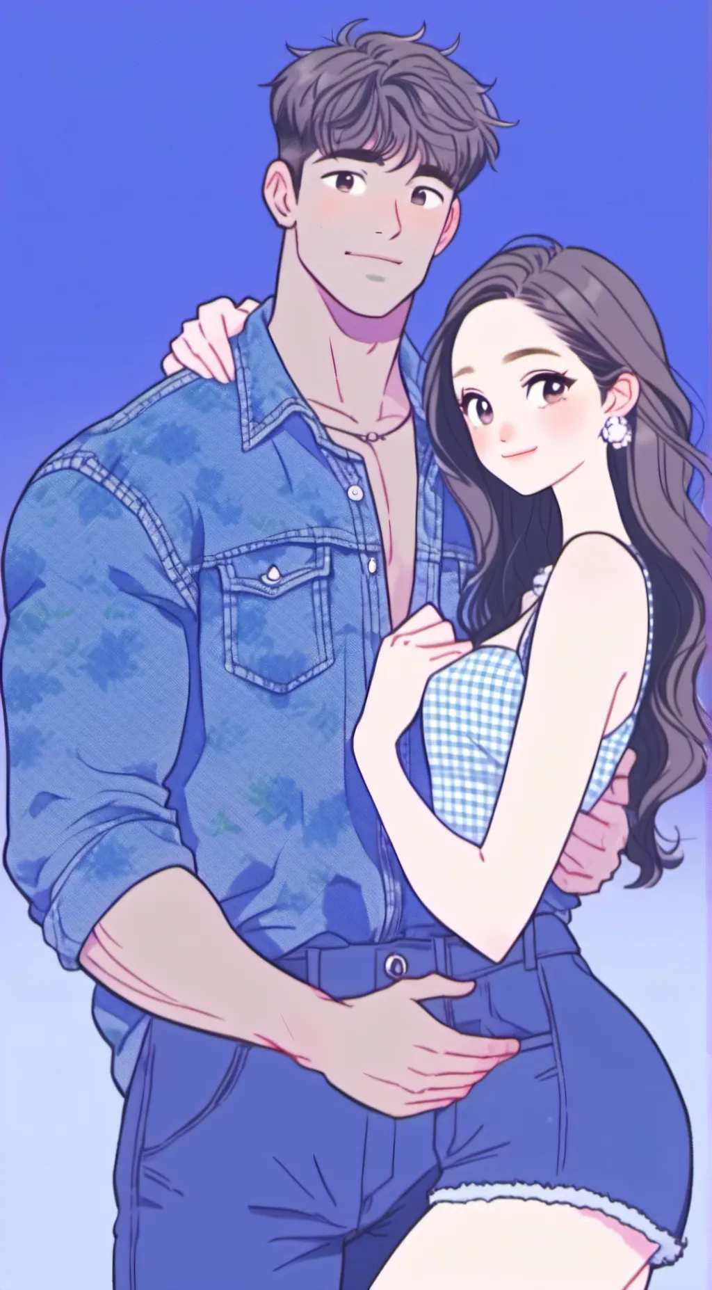 ai character: Isaac and Andrea background