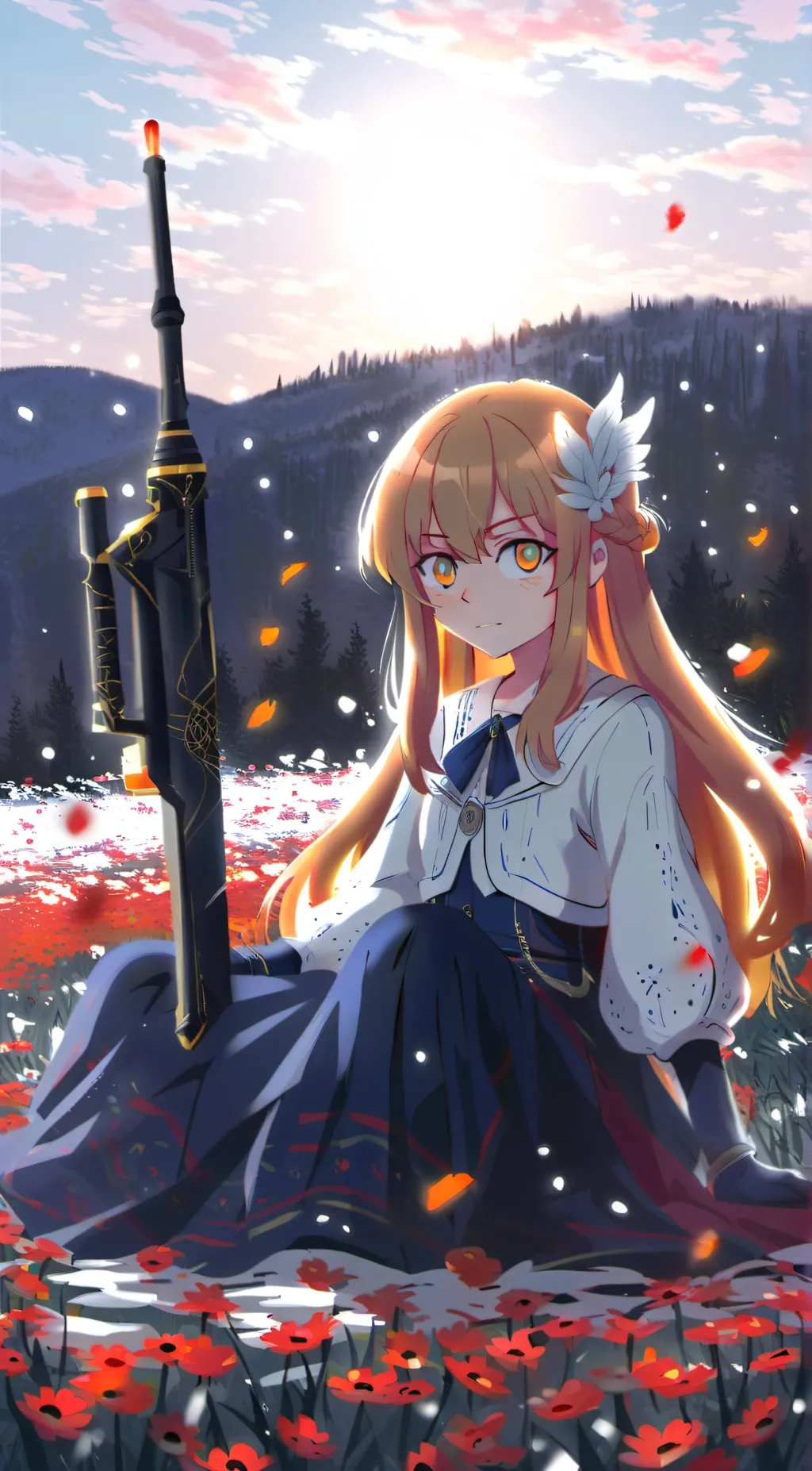 ai character: Elizabeth Afton  background