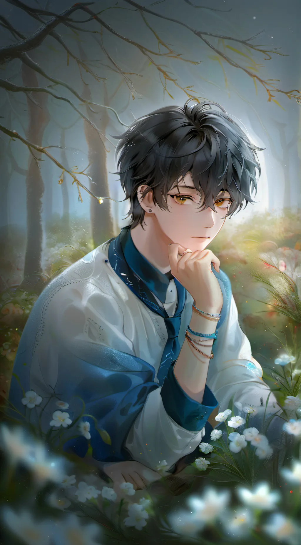 ai character: Ash background