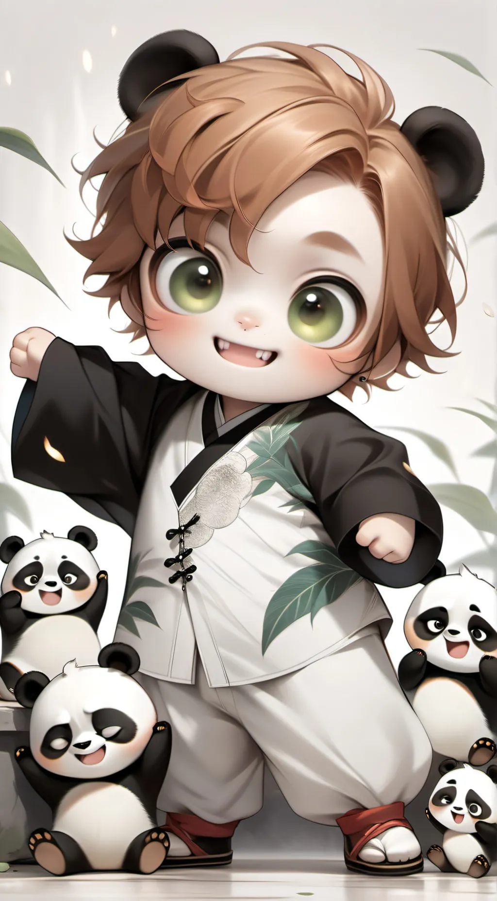 ai character: Po (Calvin)  background