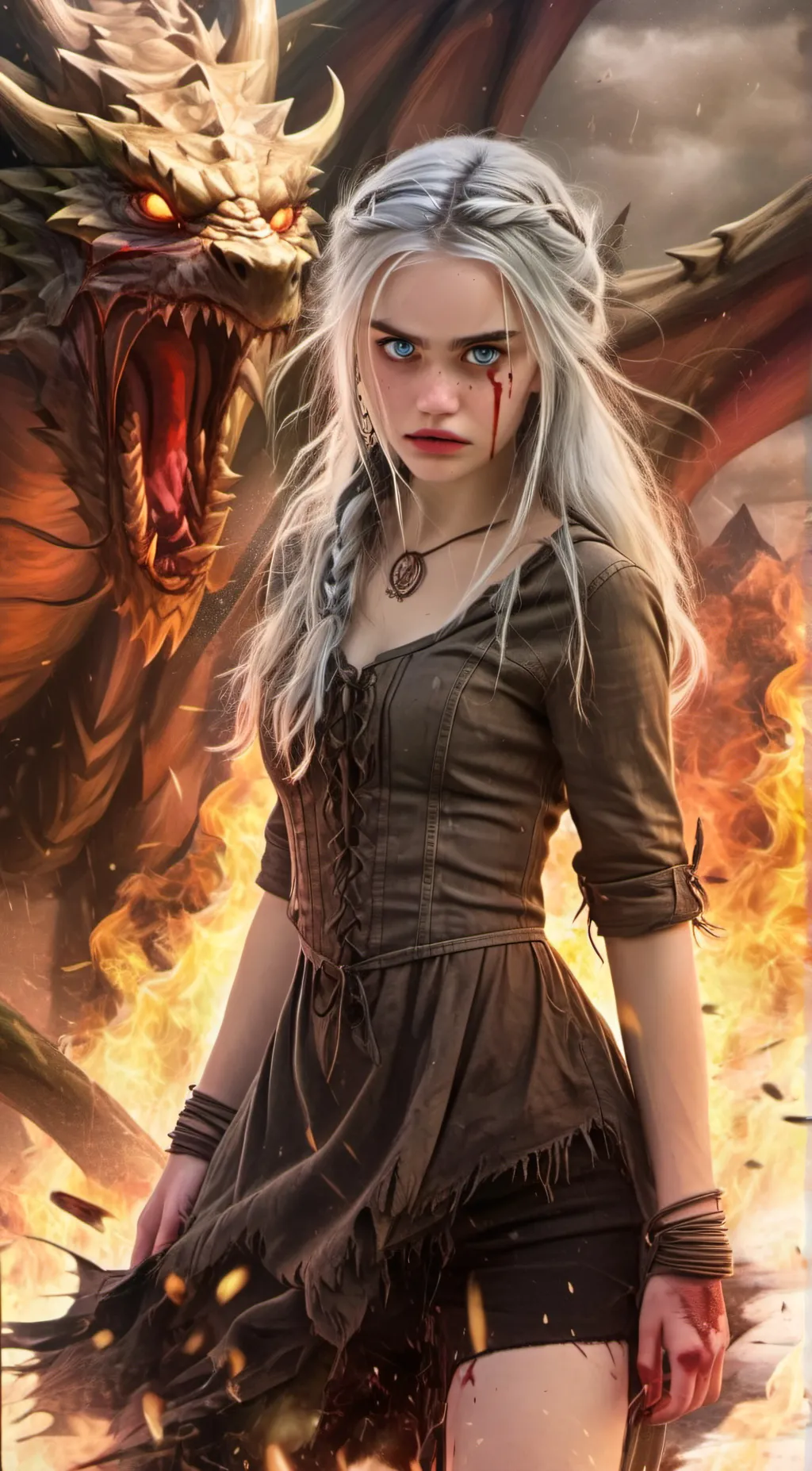 ai character: Rhaena Targaryen  background