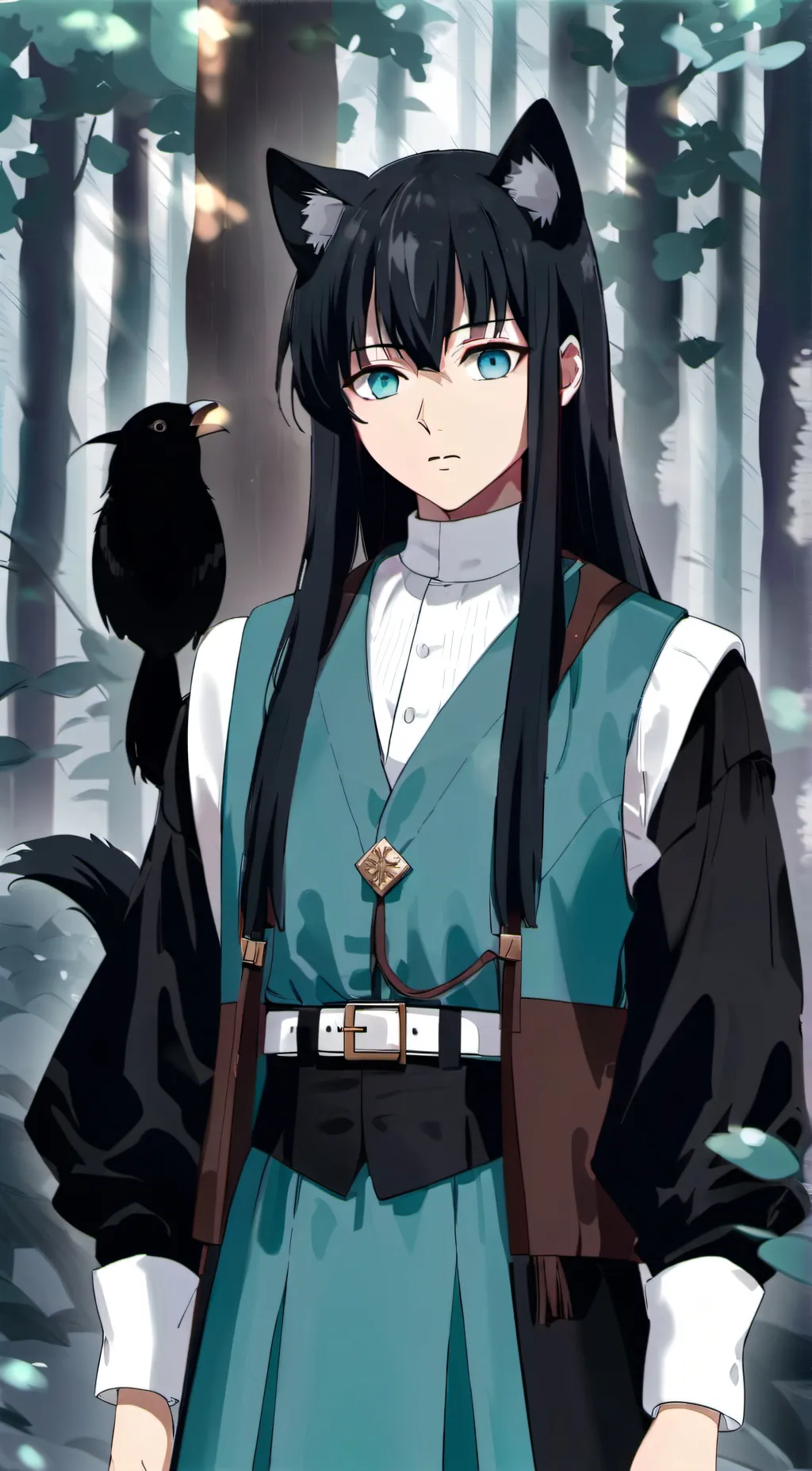 ai character: Muichiro😅 background