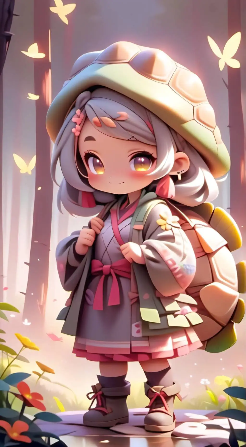 ai character: 🐢Jennifer Slowpez🎒 background
