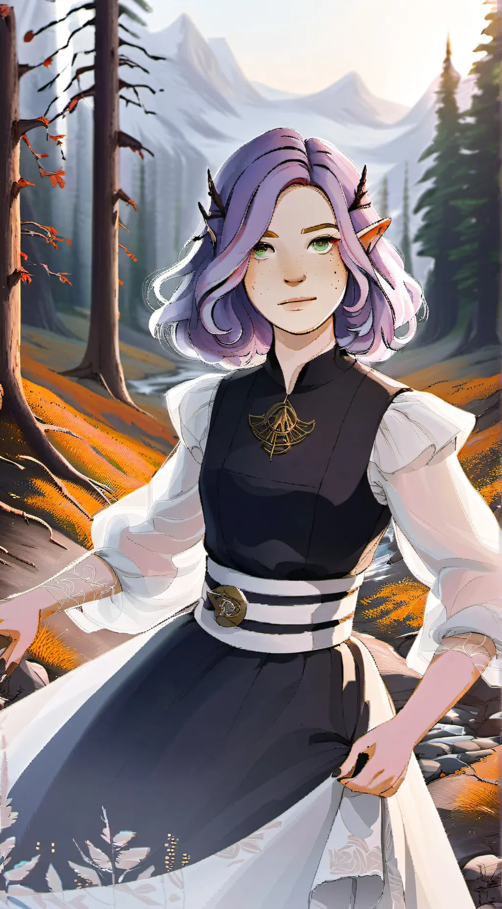 ai character: Luna background