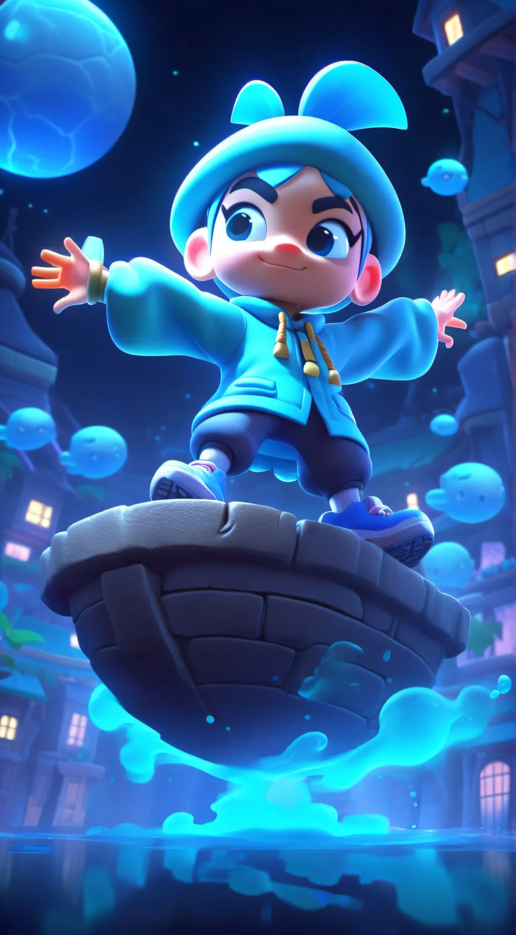 ai character: Tapsi background