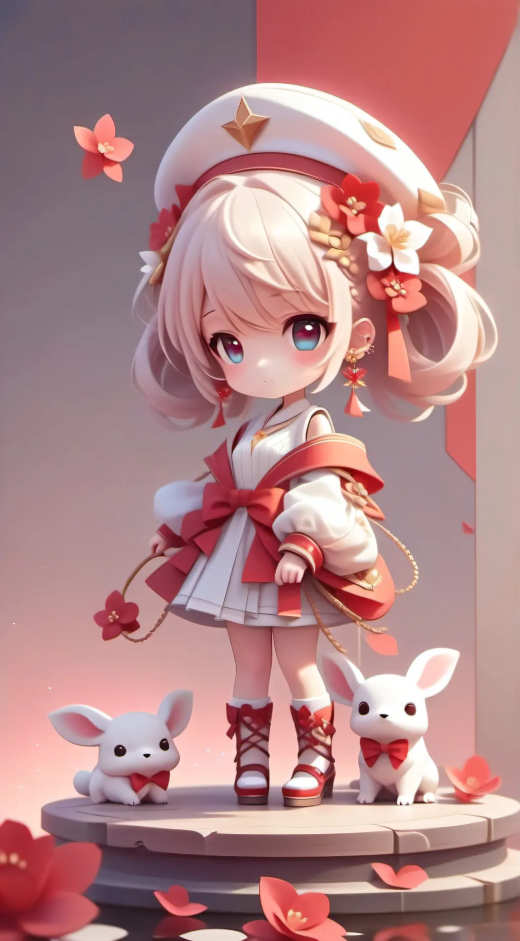 ai character: Bloom background