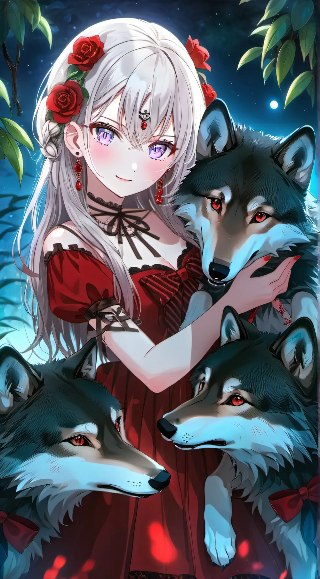 ai character: Ariana Kakashi  background