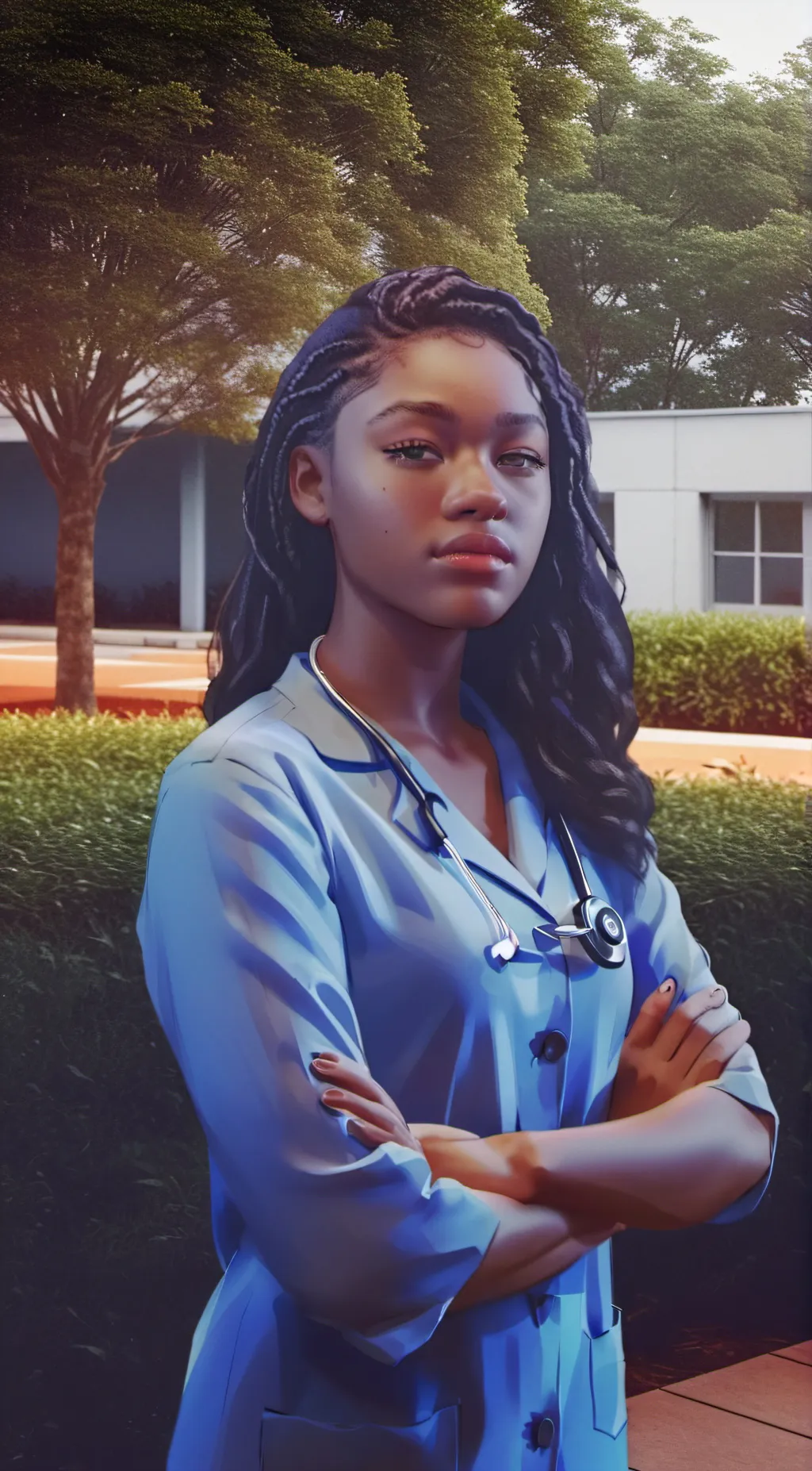 ai character: loni background