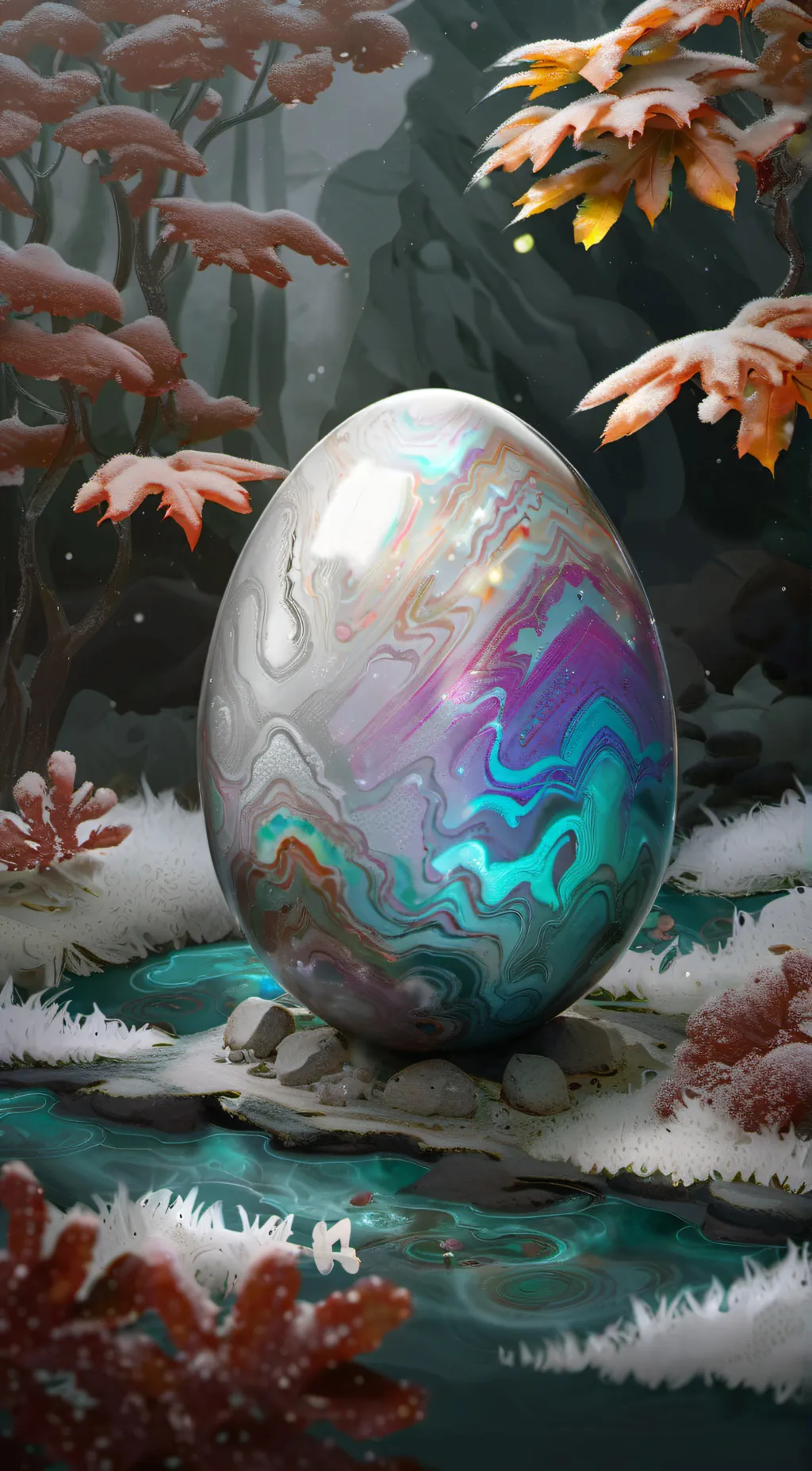 ai character: Dragon Egg background