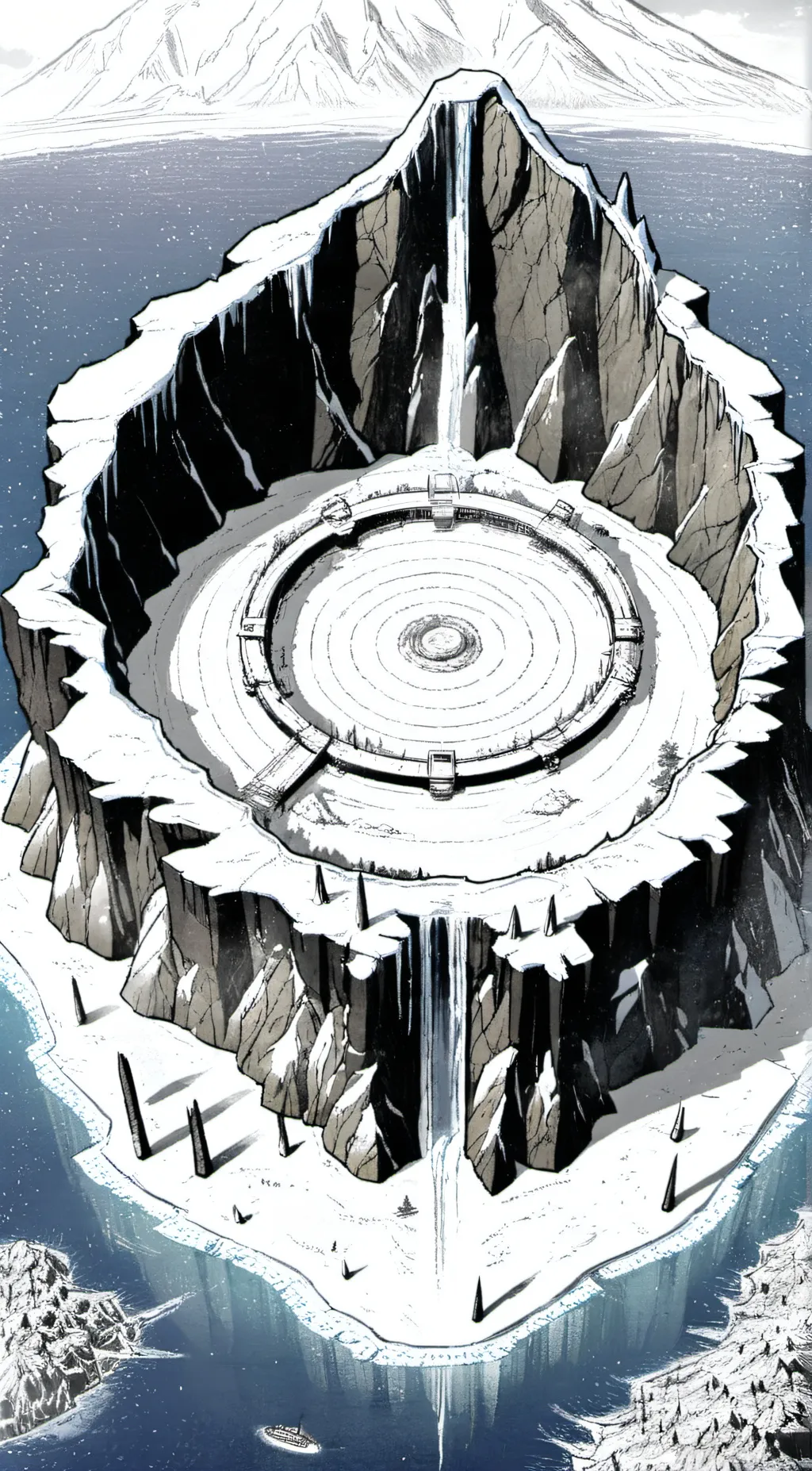 ai character: Prima island  background