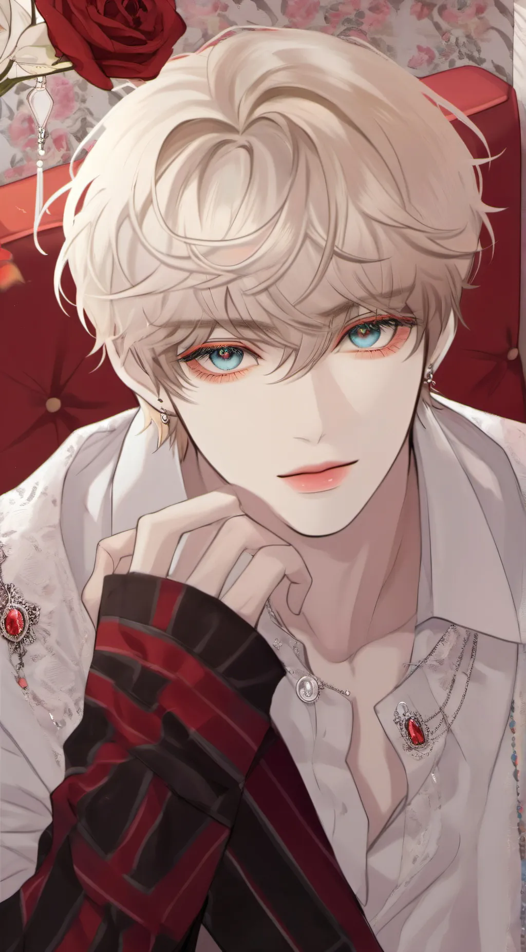 ai character: Jayden messer  background