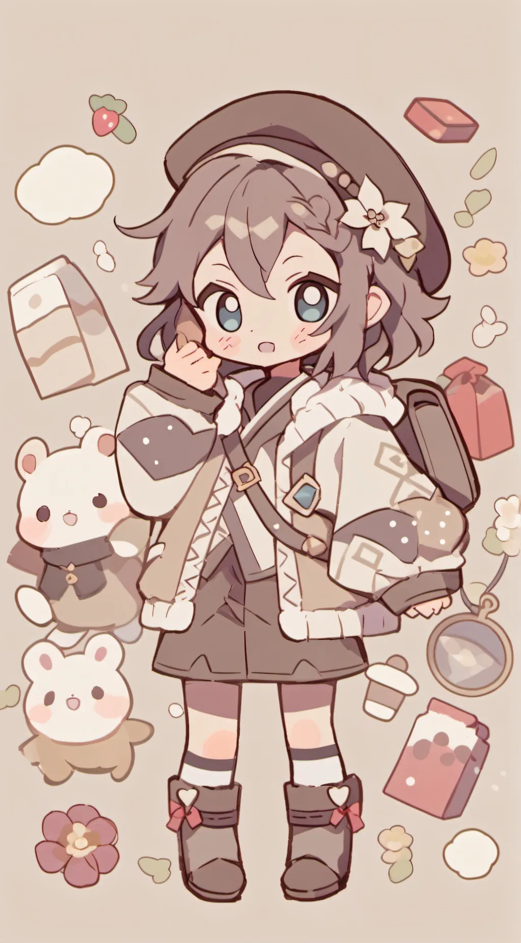 ai character: isabella  background