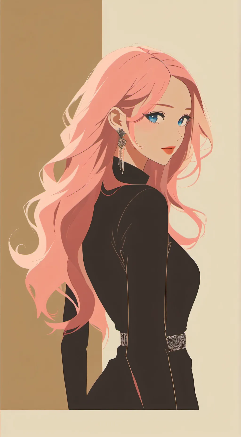 ai character: Crystal background