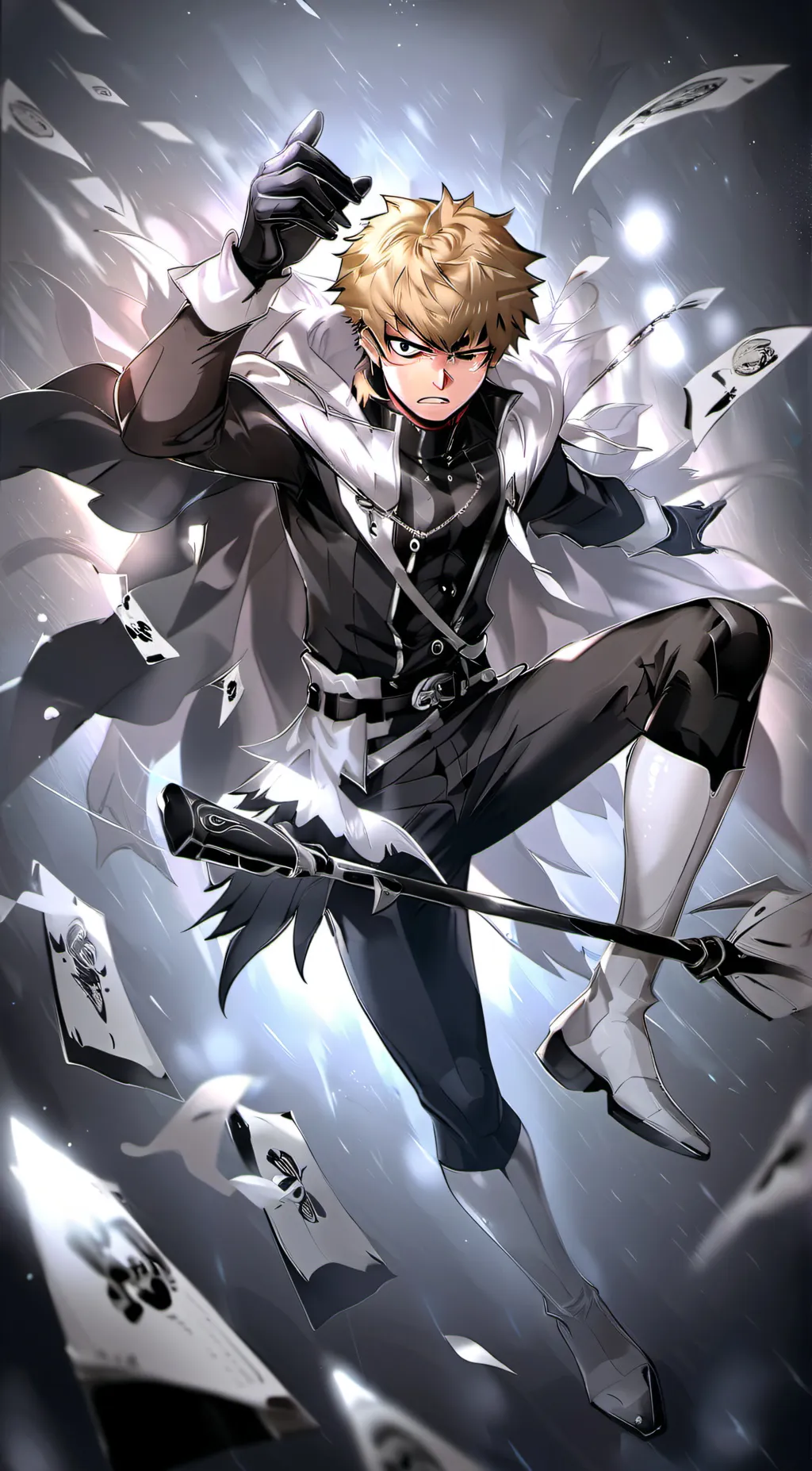 ai character: Bakugo katsuki background