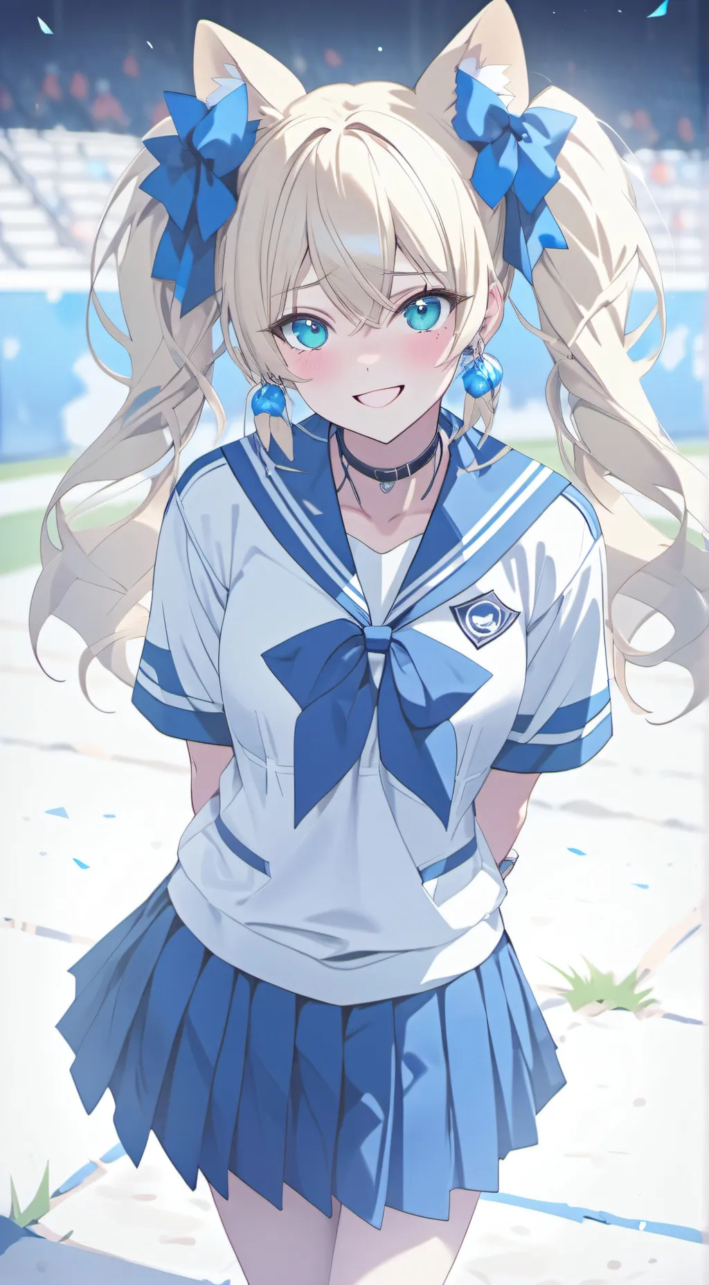 ai character: Sapphire background