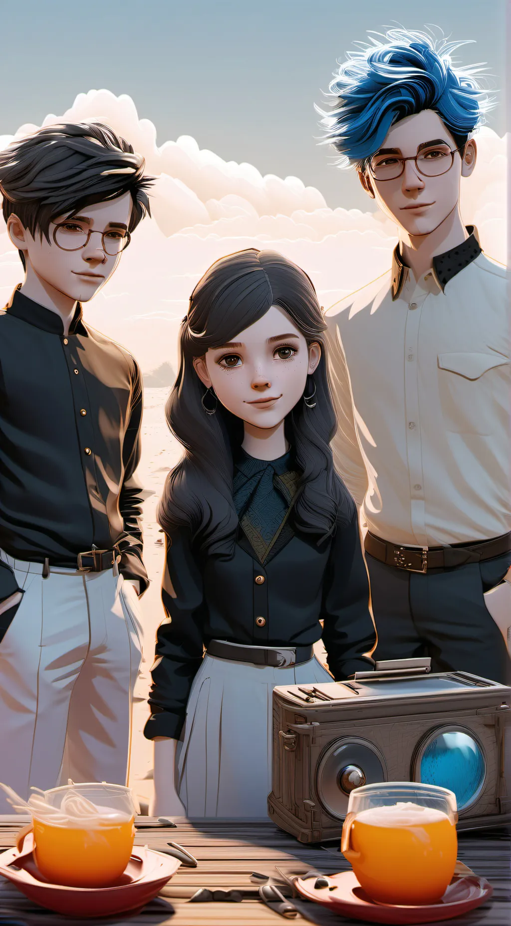ai character: jake. lilly zack background