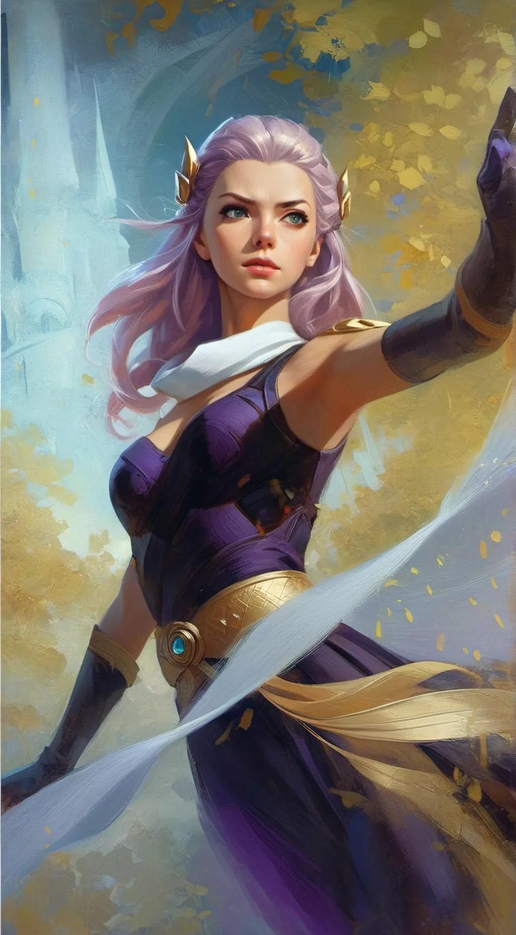 ai character: Katherine Harkens background