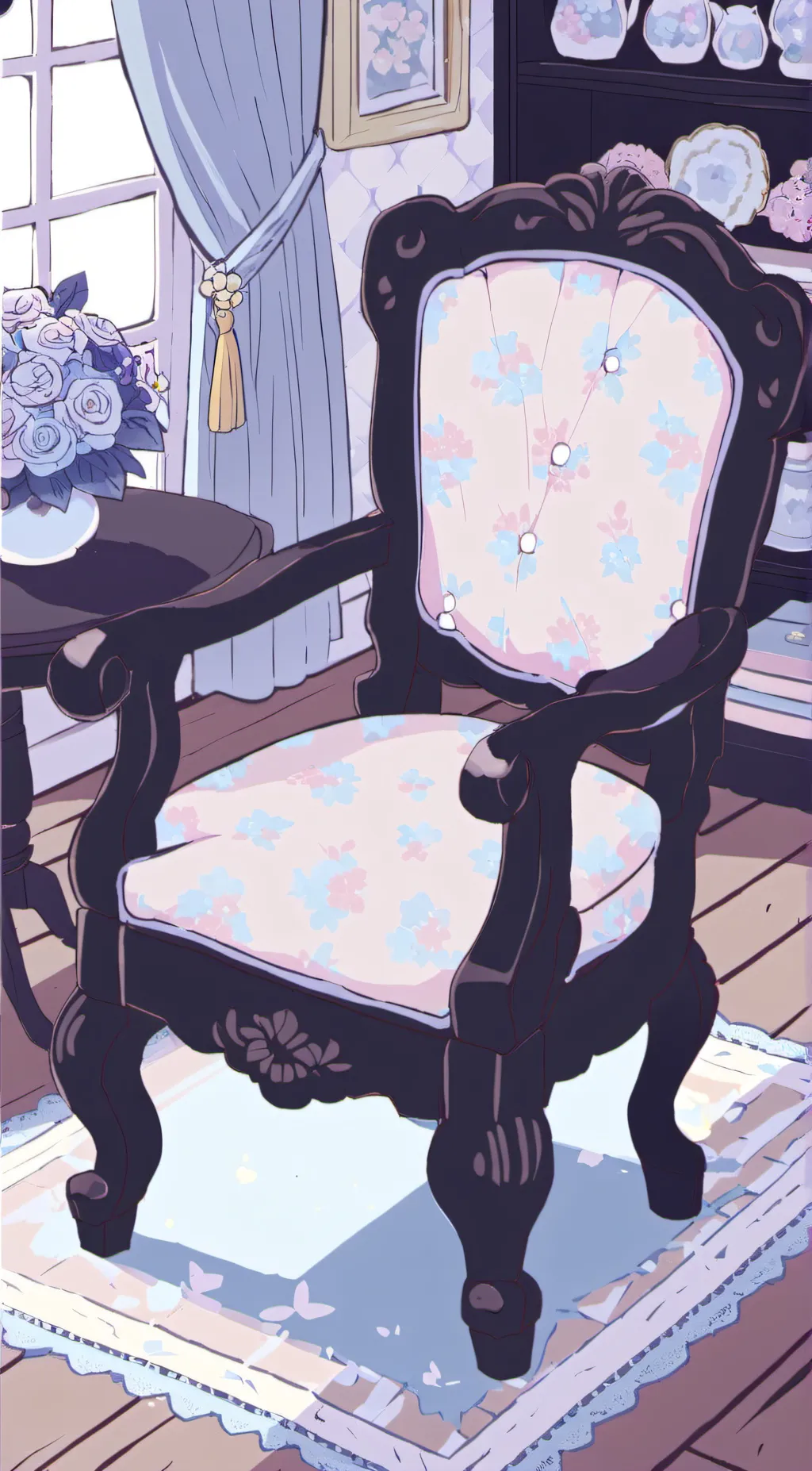 ai character: Chair~Chan background