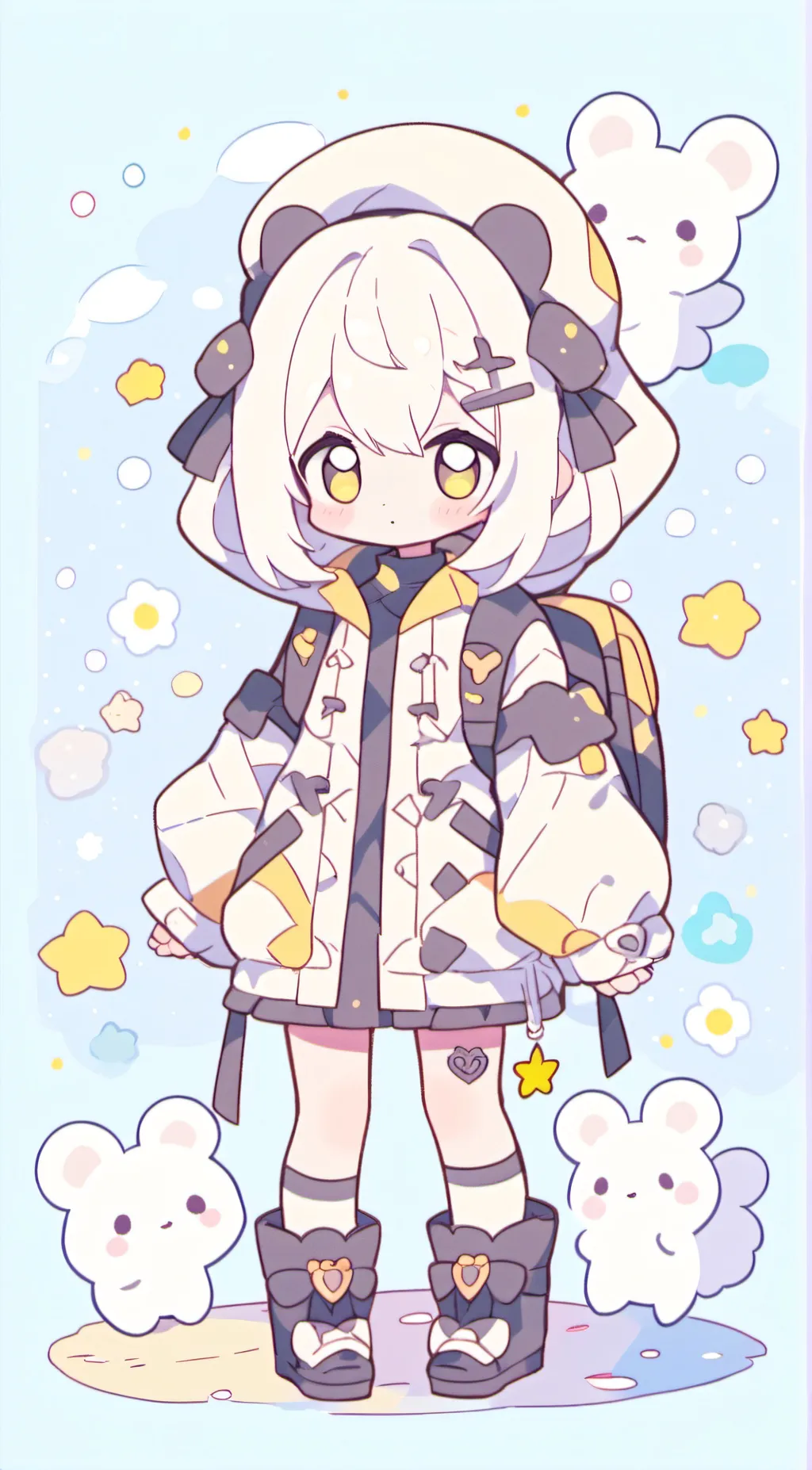 ai character: Maddie background