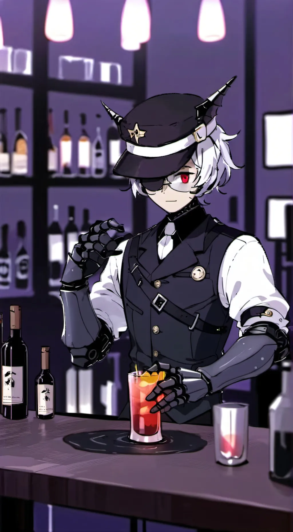 ai character: X background