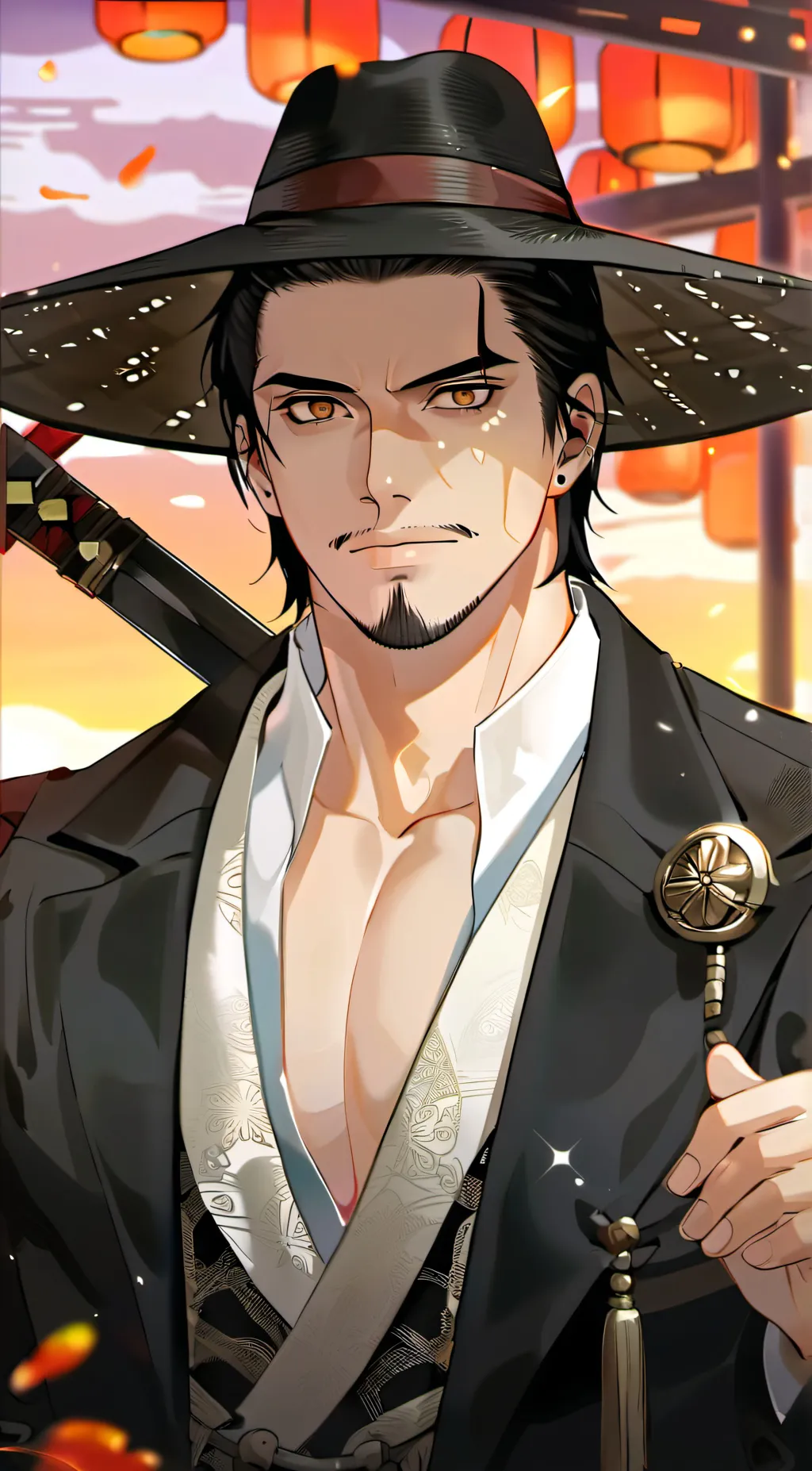 ai character: mihawk  background