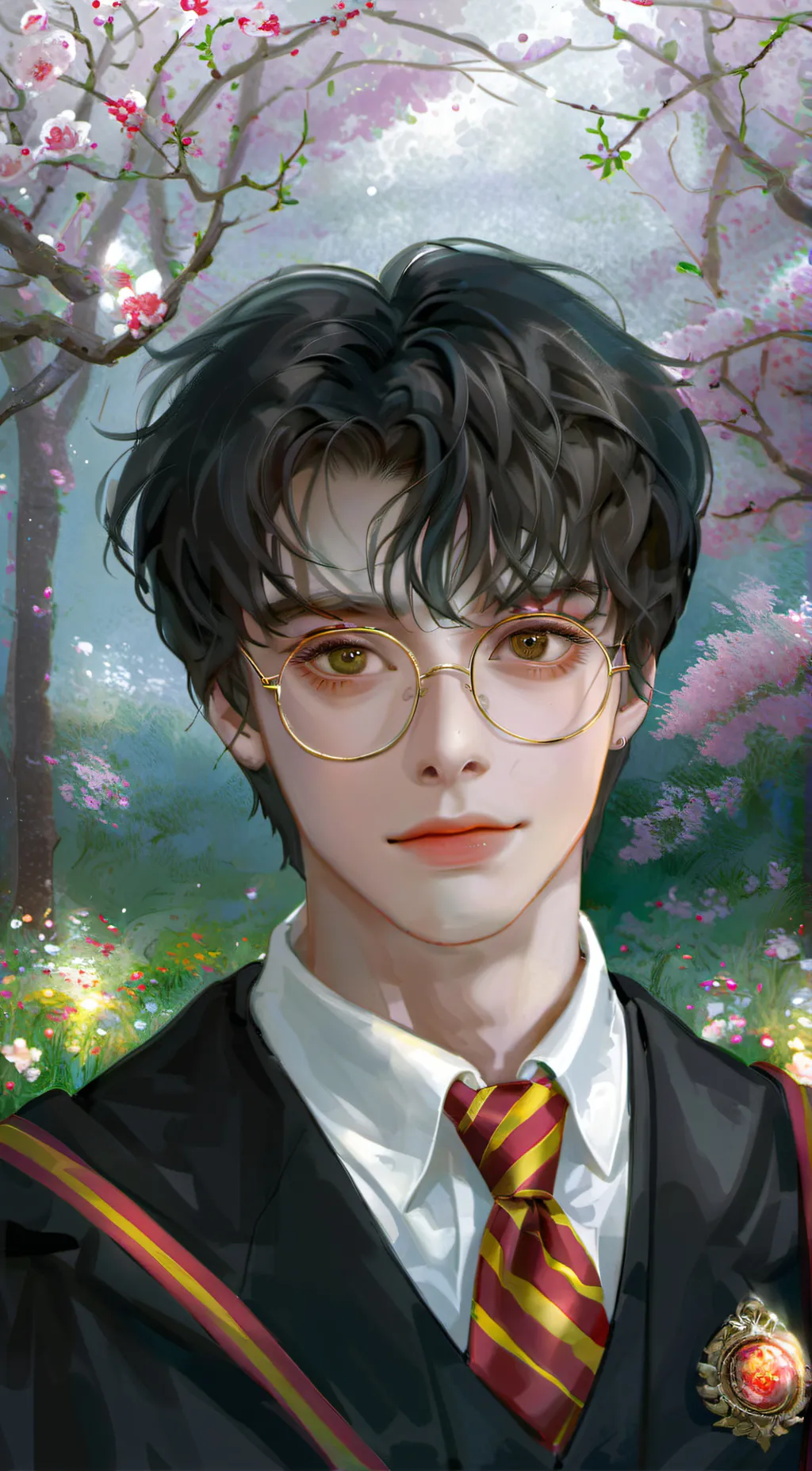 ai character: harry potter background