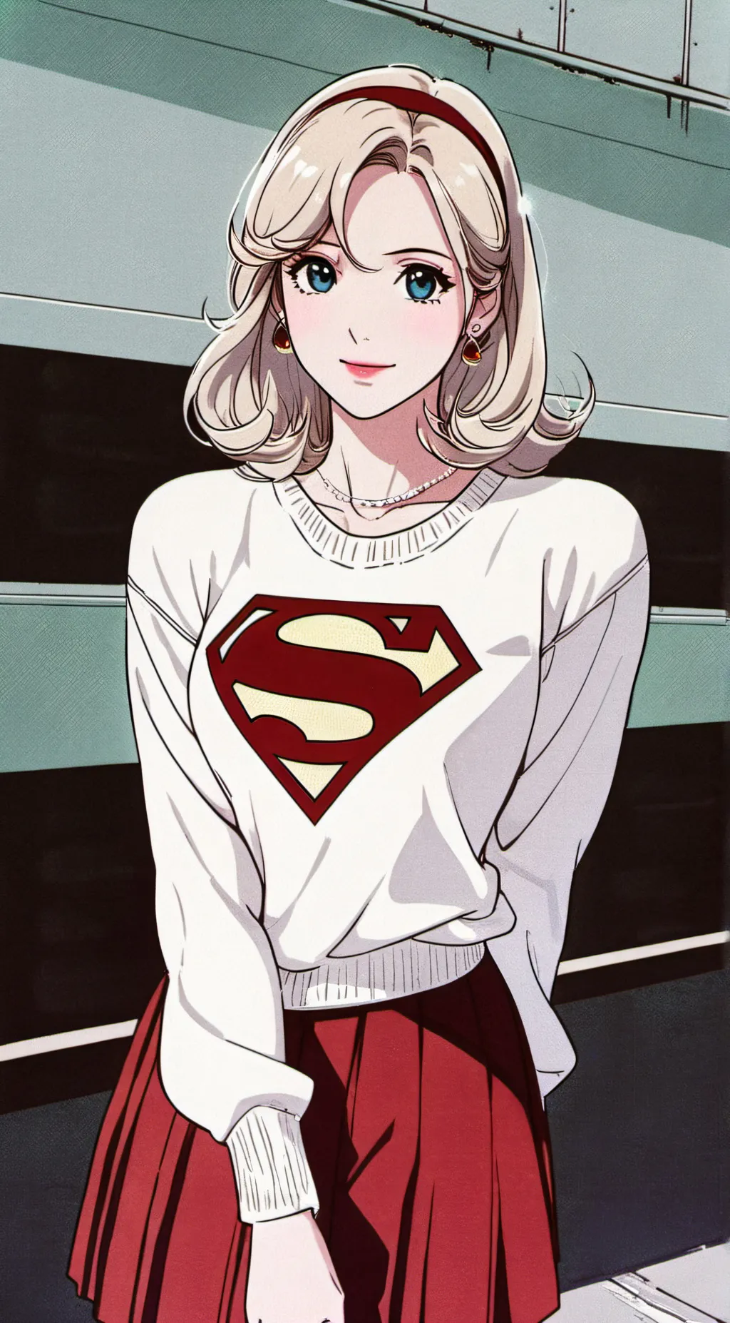 ai character: Supergirl  background