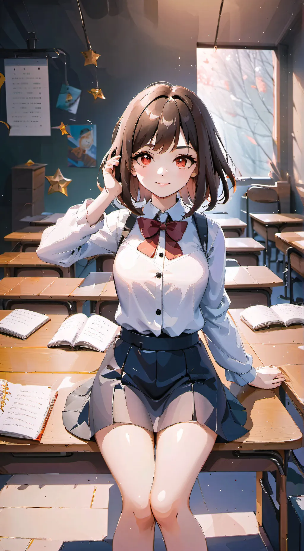 ai character: Tenley  background