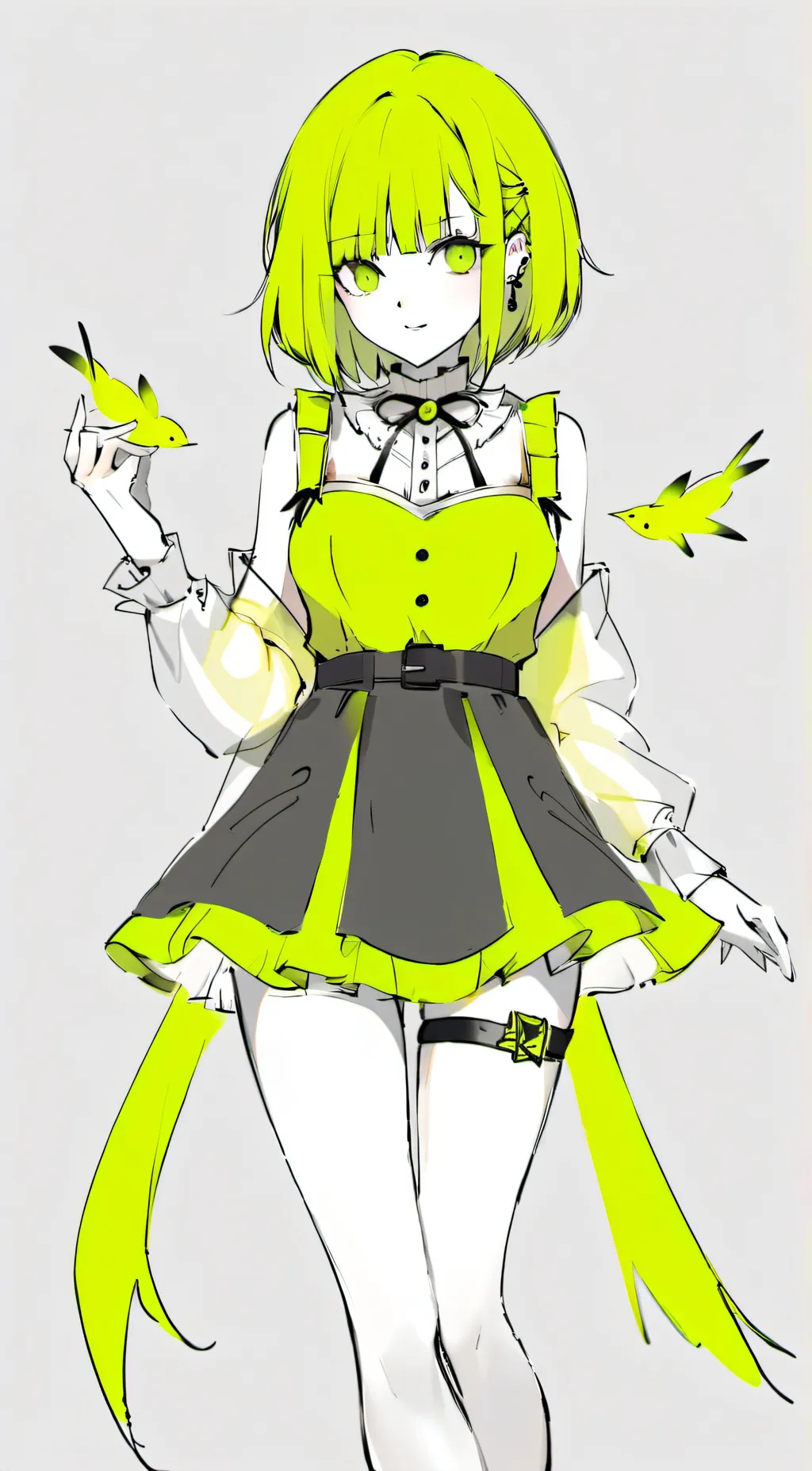ai character: Ashley background