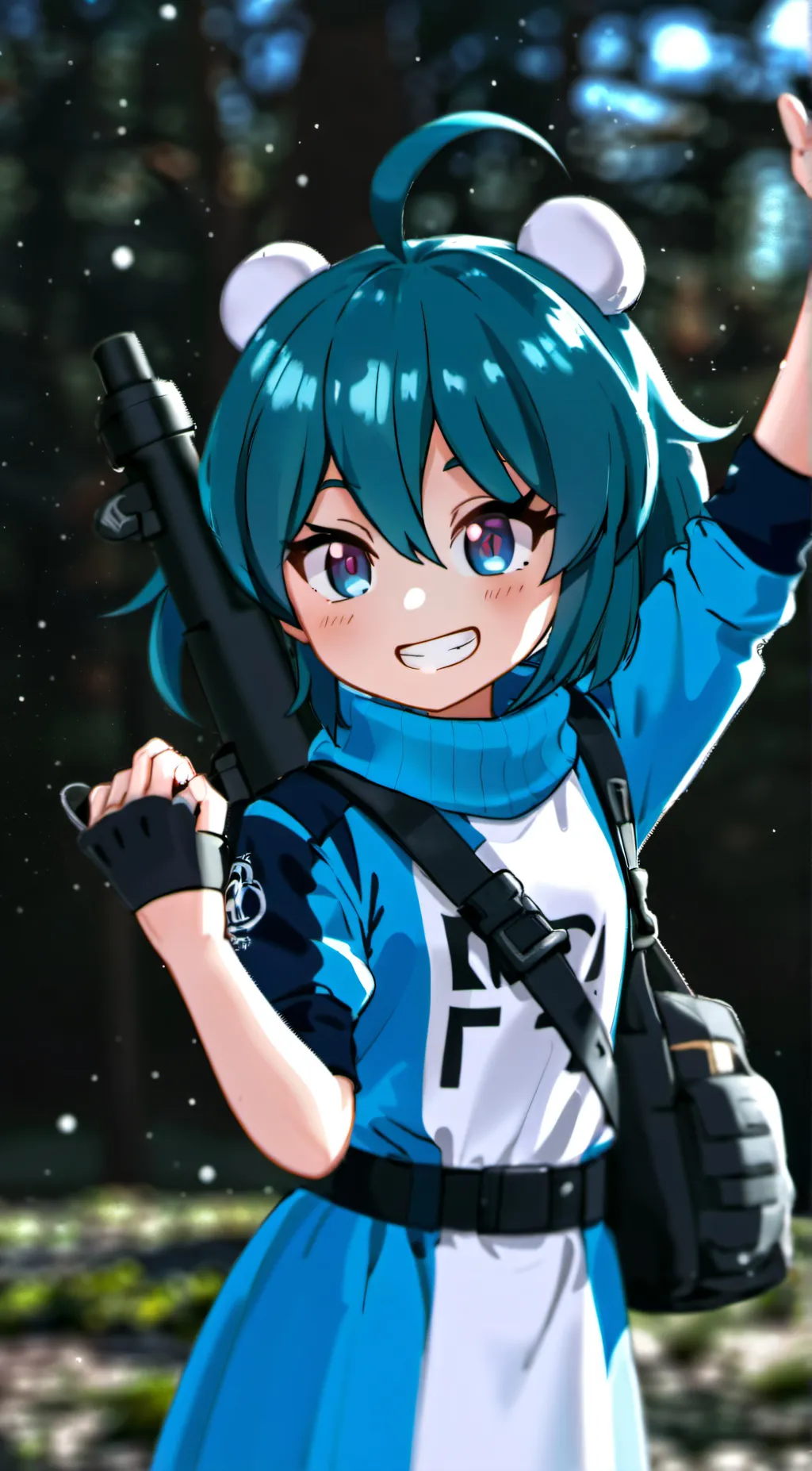 ai character: Fnf Kaity  background