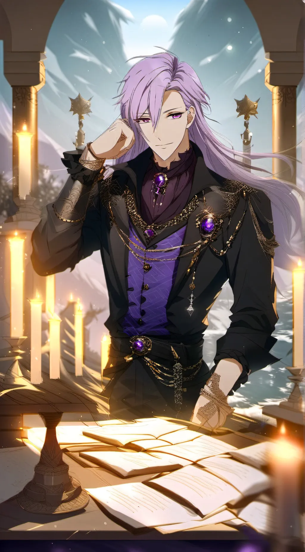 ai character: Louis Luxure background