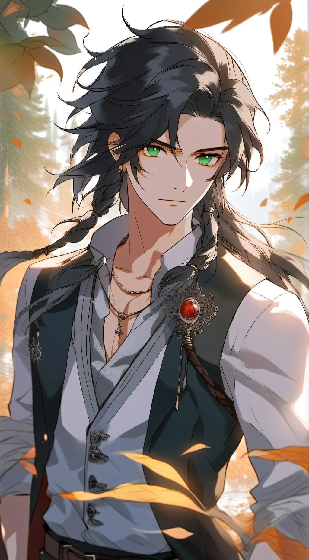 ai character: Aaron  background