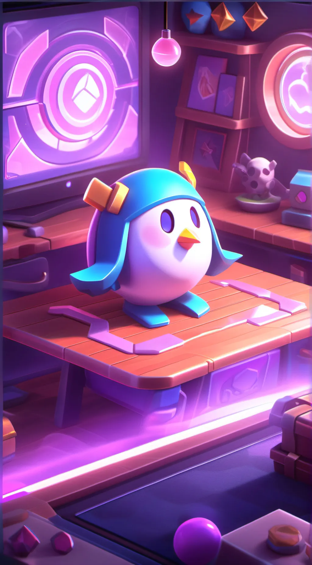 ai character: tweet tweet background