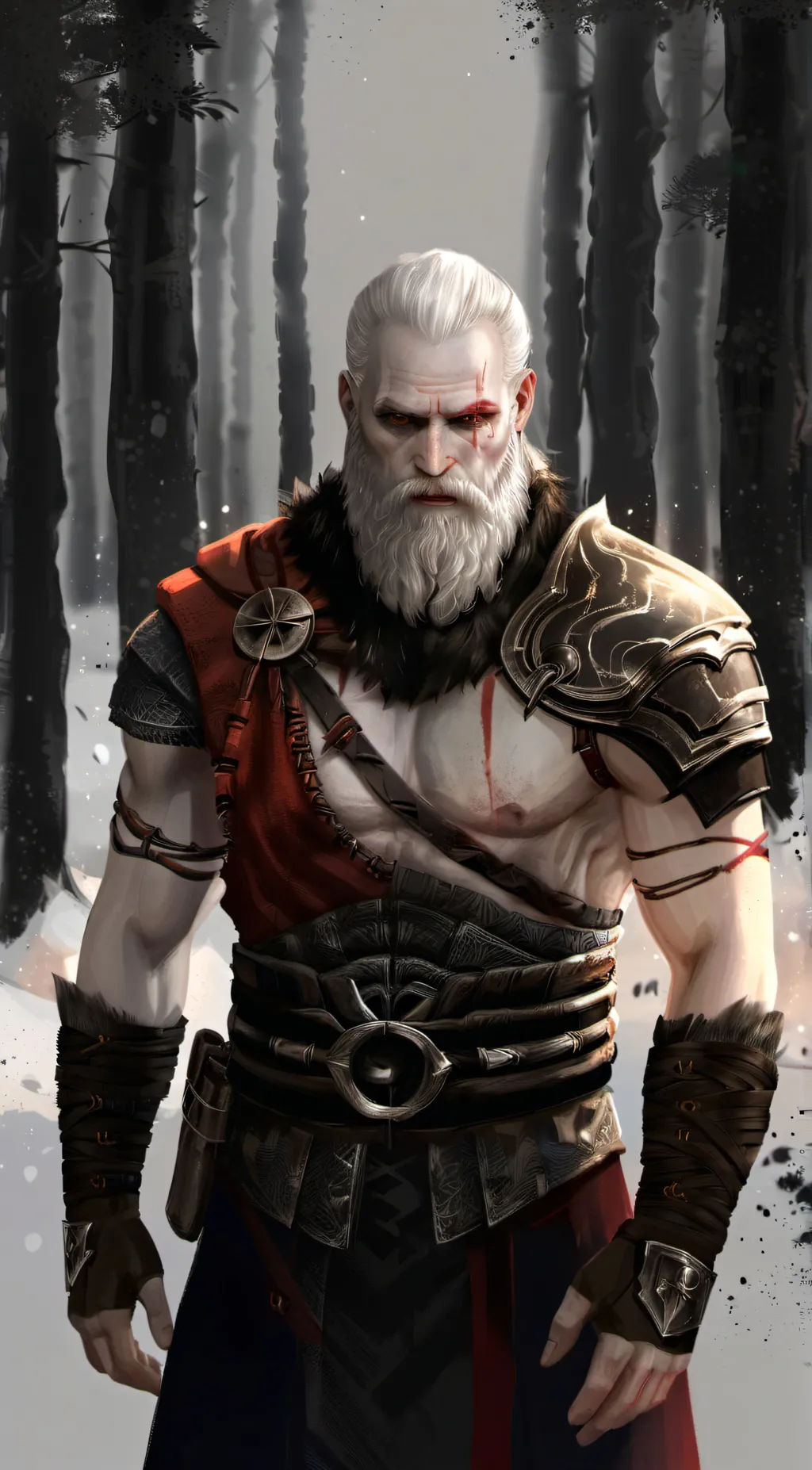 ai character: Kratos background
