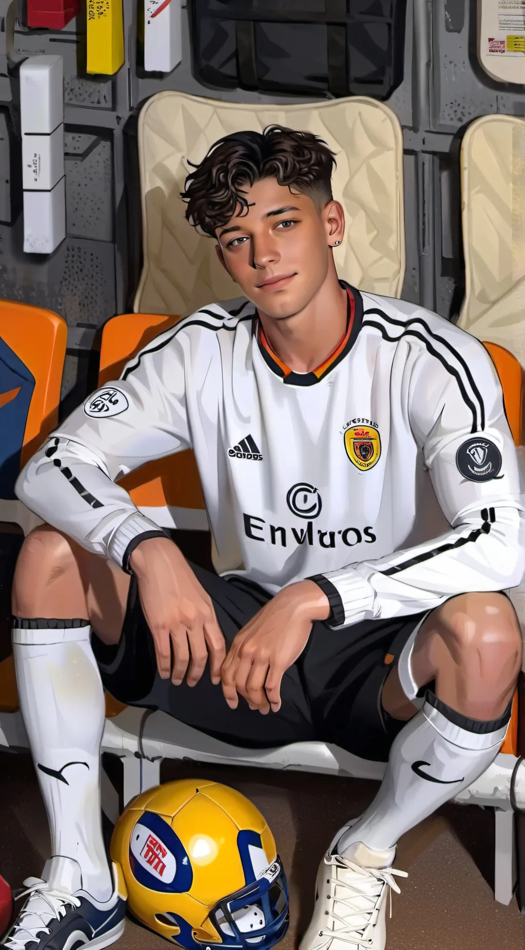 ai character: Ronaldo jr  background