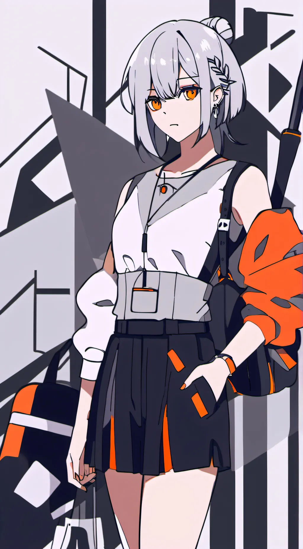 ai character: emma  background
