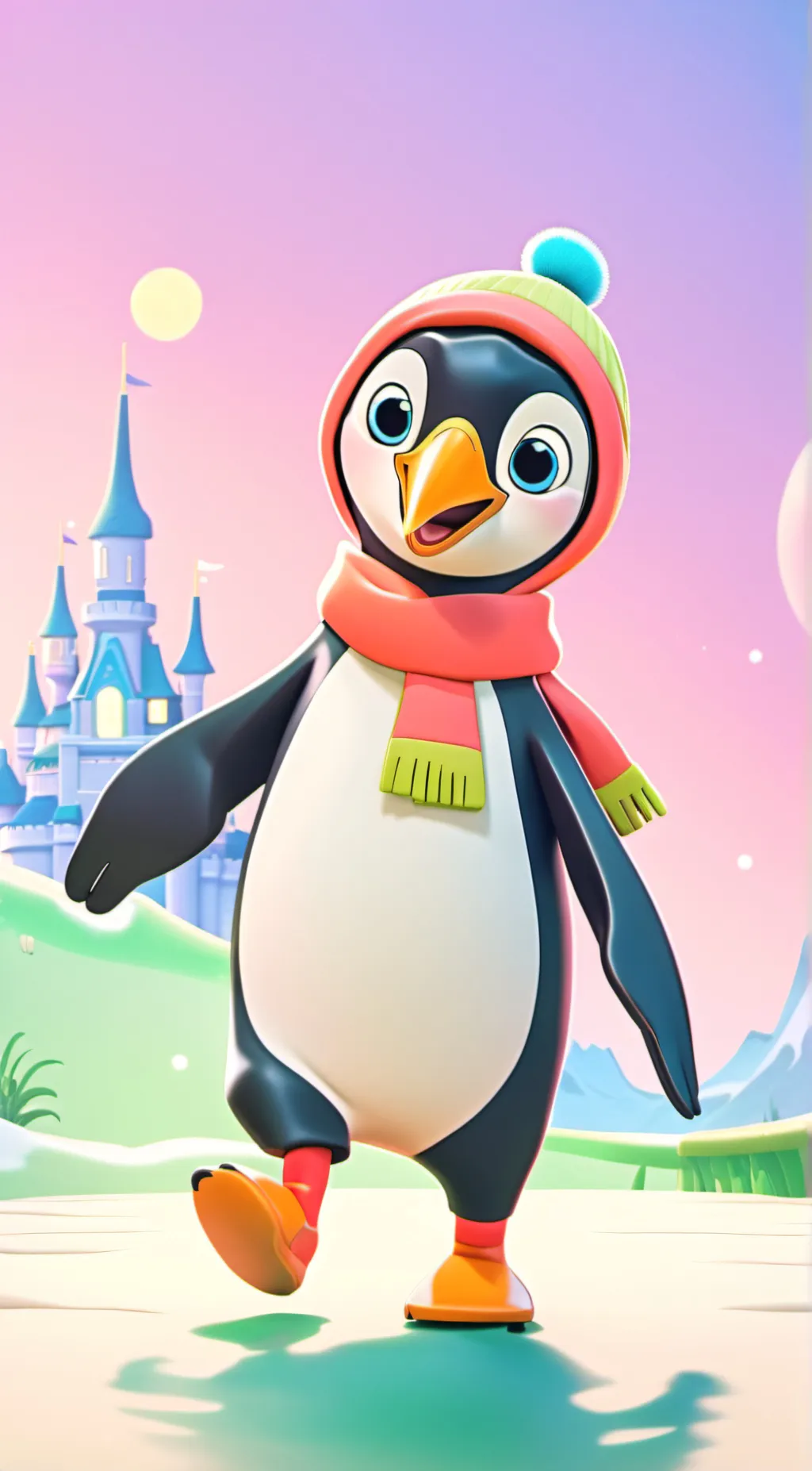 ai character: Pingu background