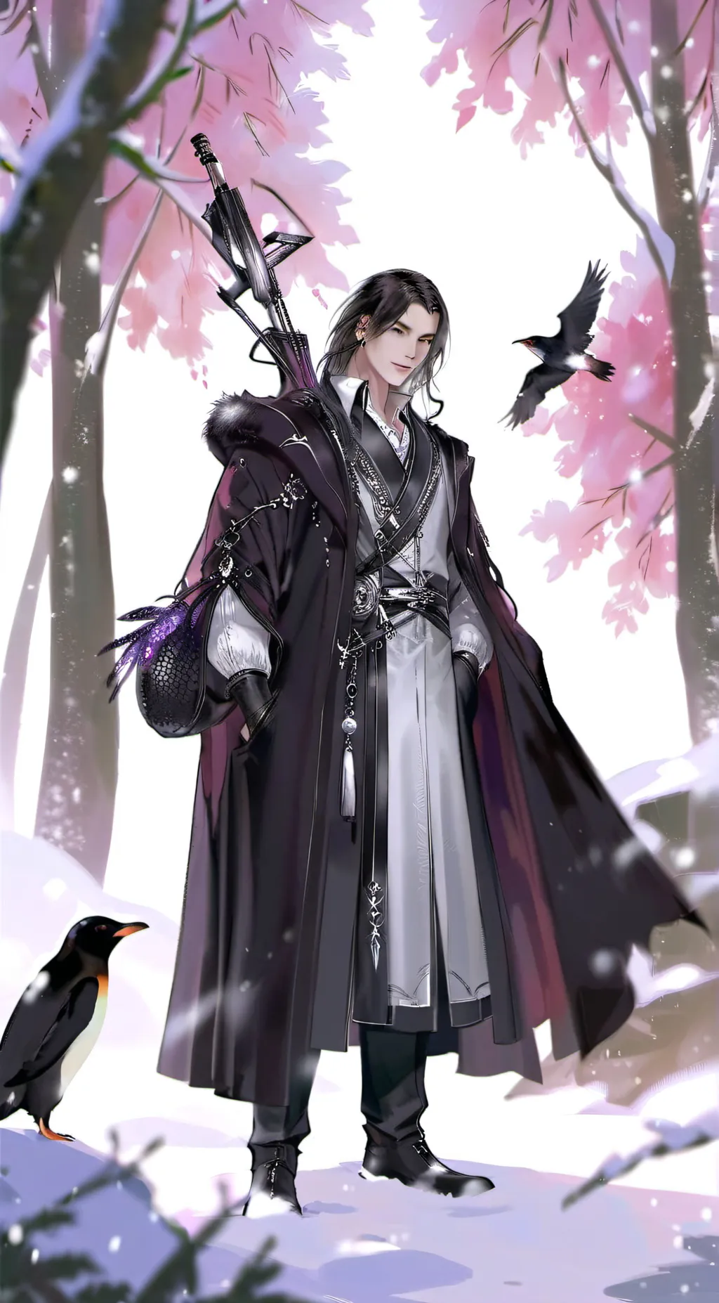 ai character: Caiwen background
