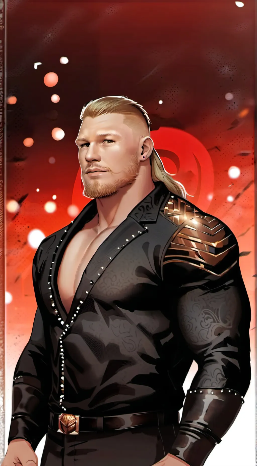 ai character: Brock Lesnar  background